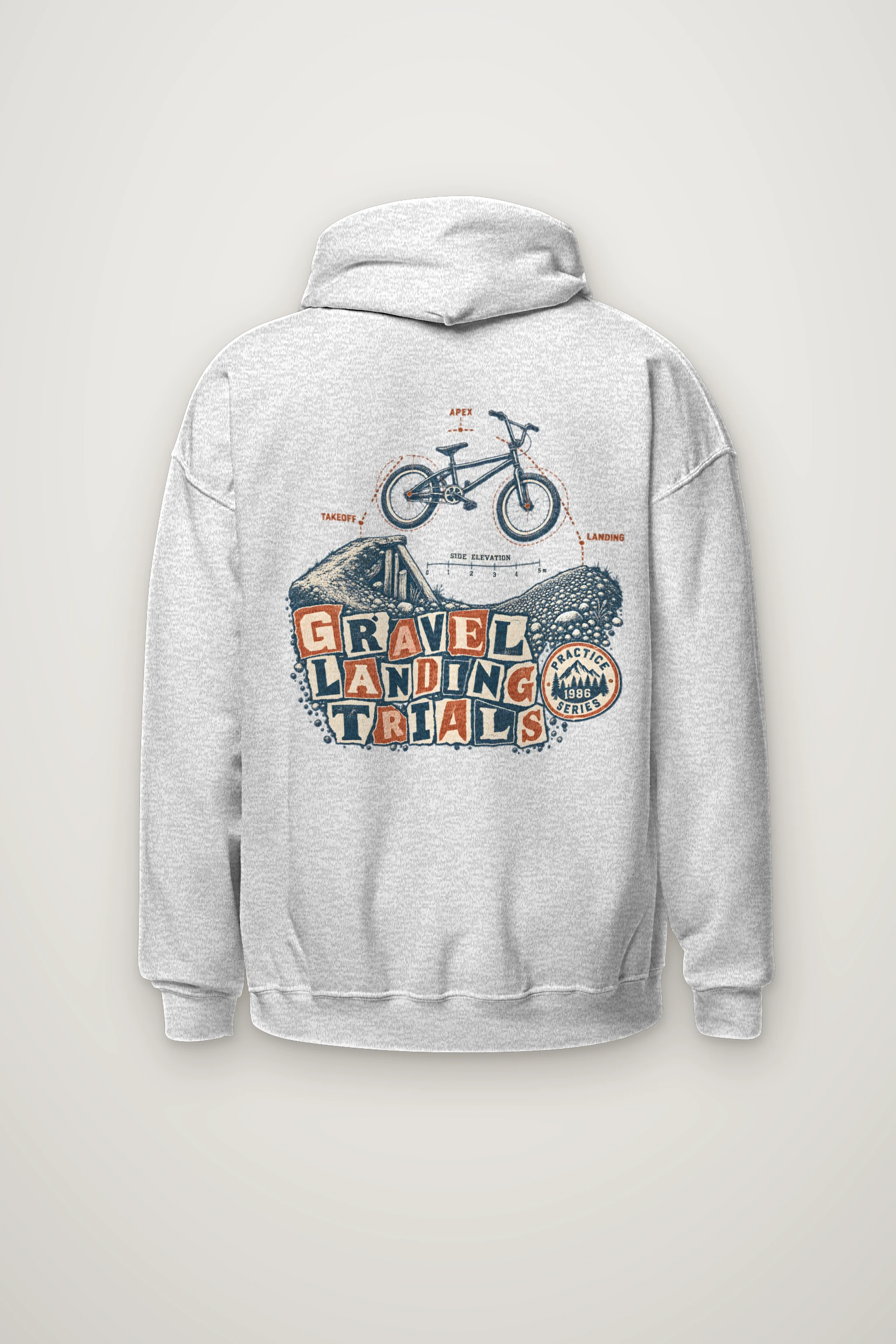 "Gravel Landing Trials" Heavy Blend Unisex Pullover Hoodie