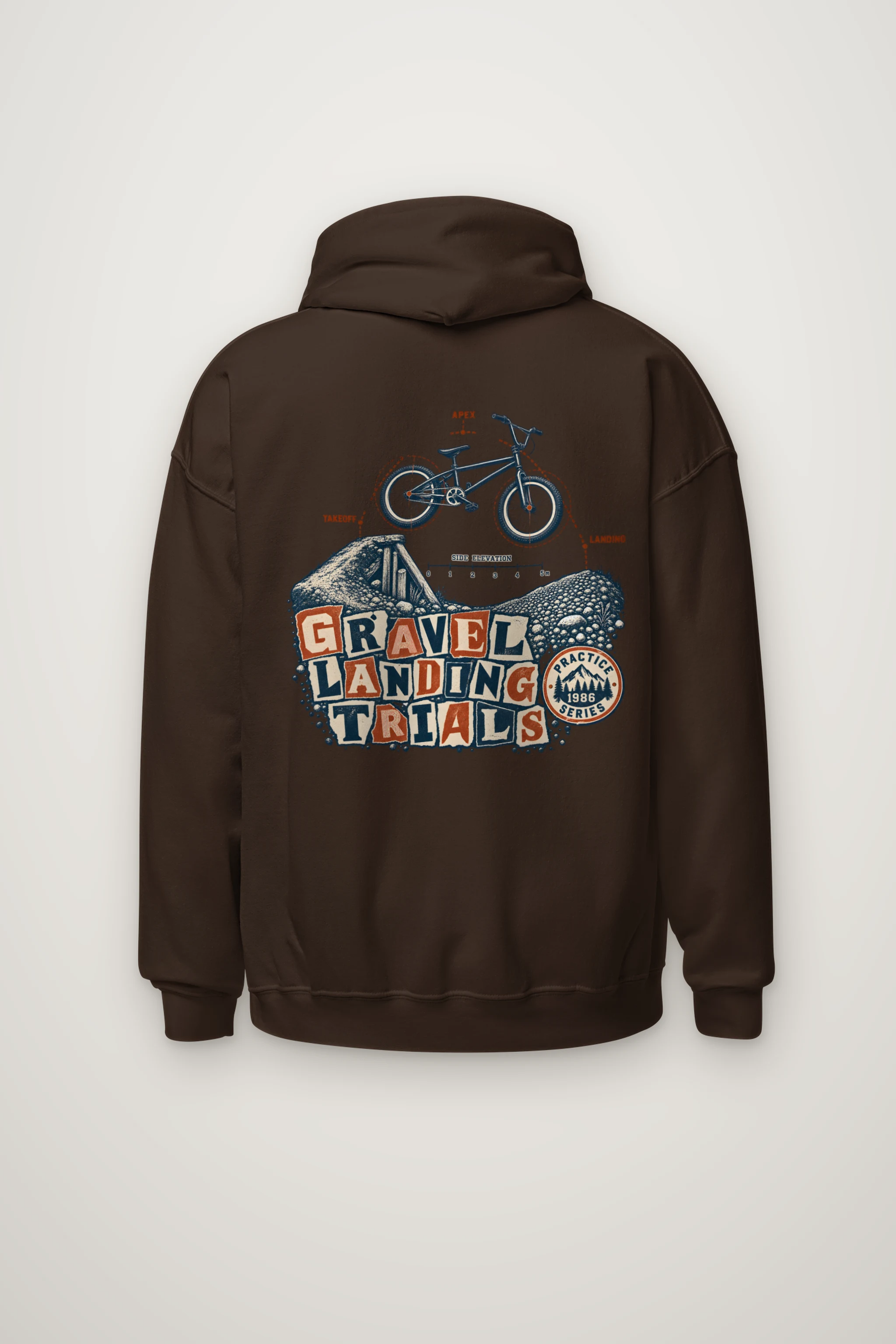 "Gravel Landing Trials" Heavy Blend Unisex Pullover Hoodie