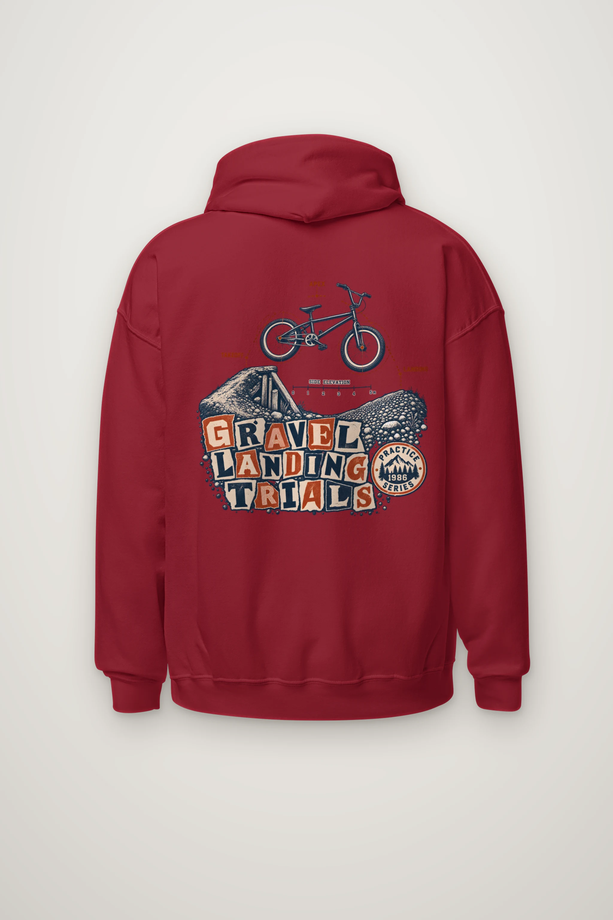 "Gravel Landing Trials" Heavy Blend Unisex Pullover Hoodie