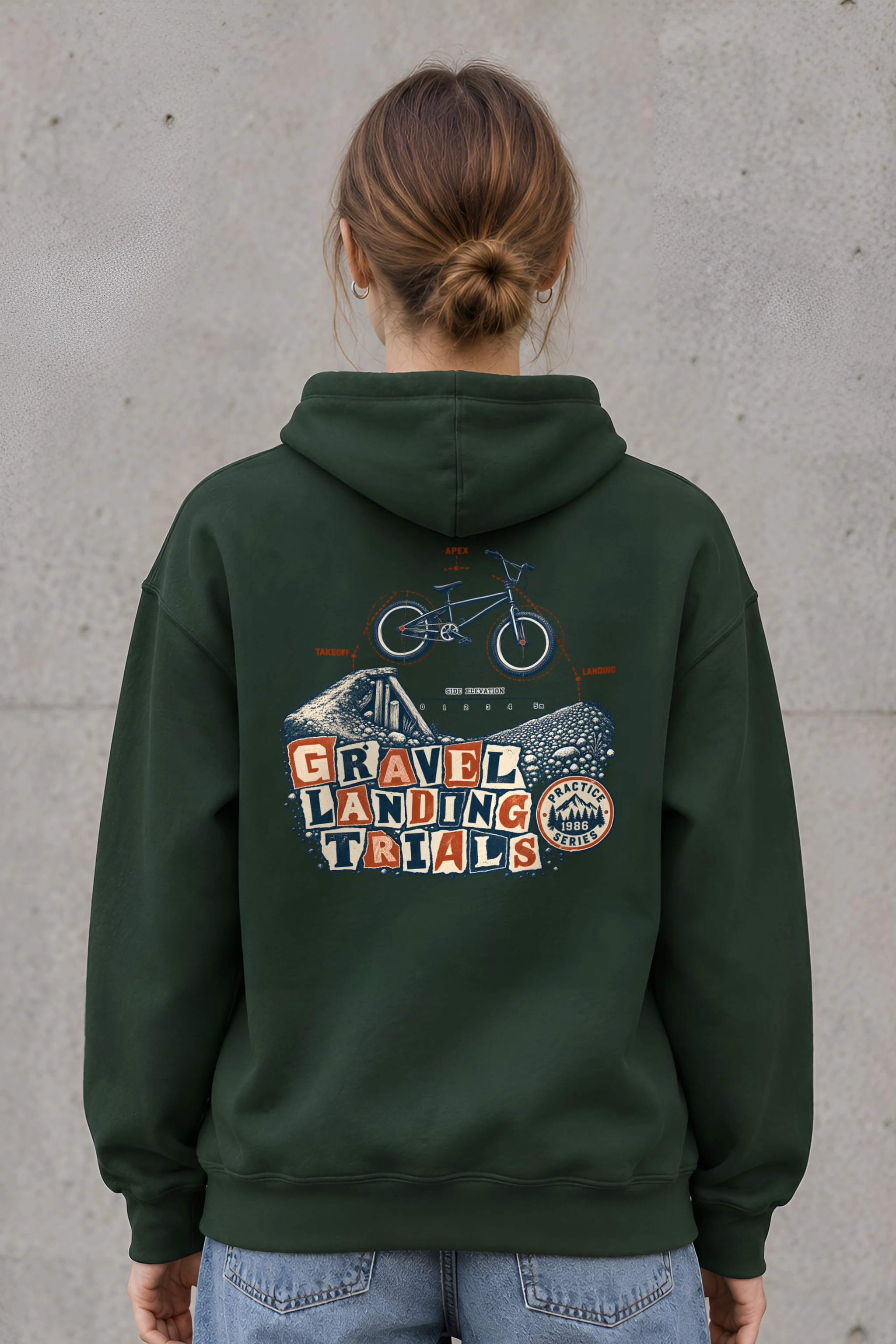 "Gravel Landing Trials" Heavy Blend Unisex Pullover Hoodie
