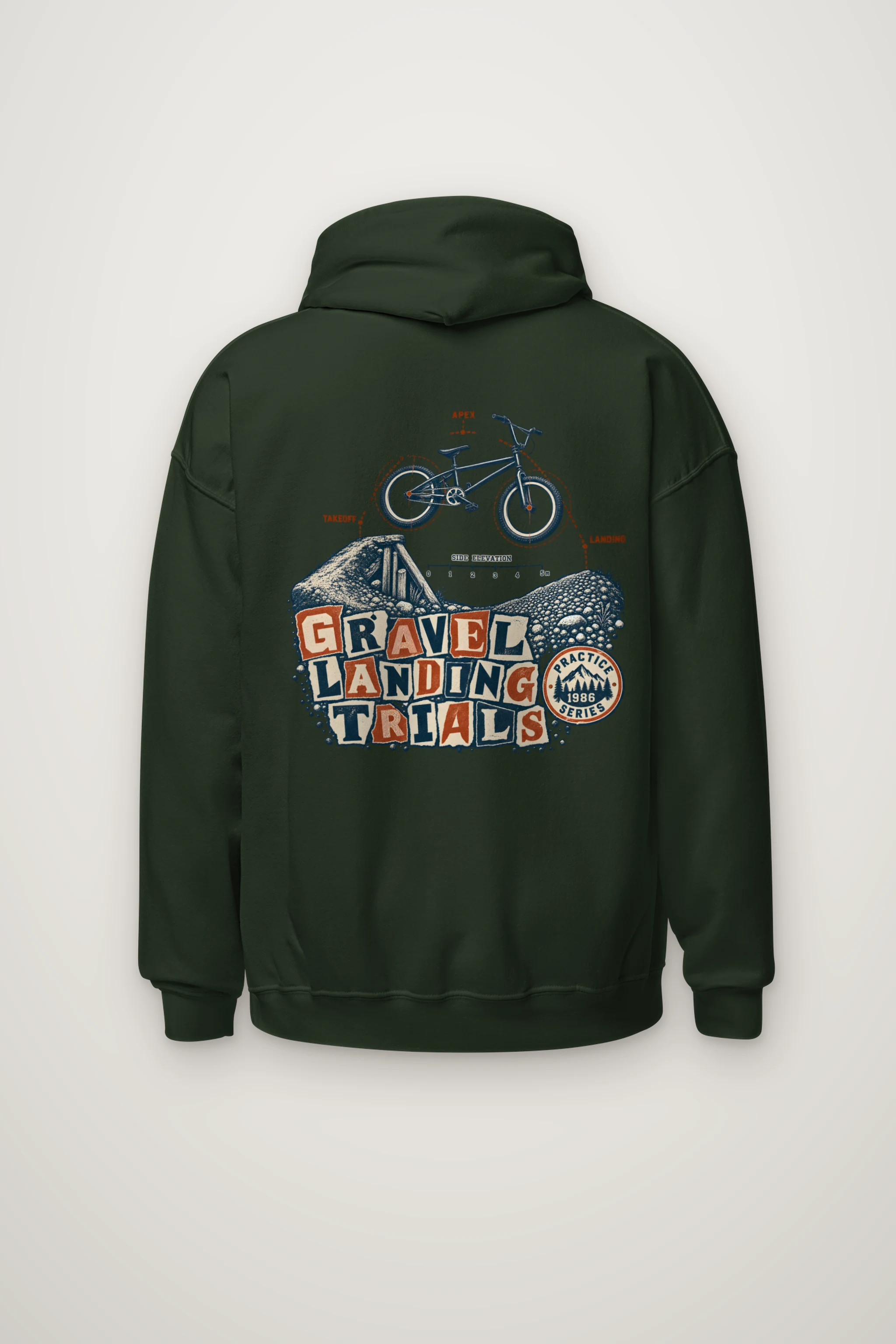 "Gravel Landing Trials" Heavy Blend Unisex Pullover Hoodie