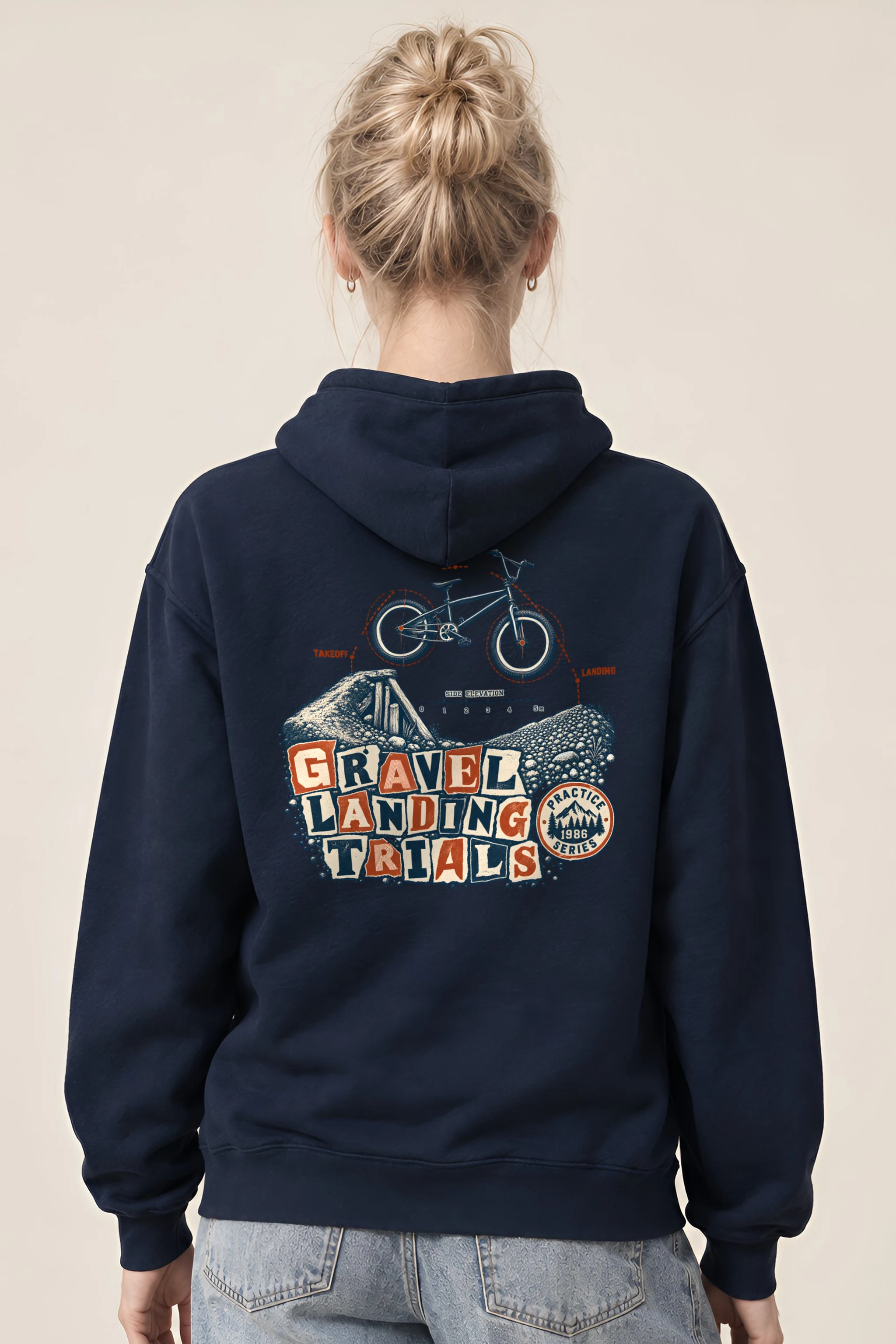 "Gravel Landing Trials" Heavy Blend Unisex Pullover Hoodie