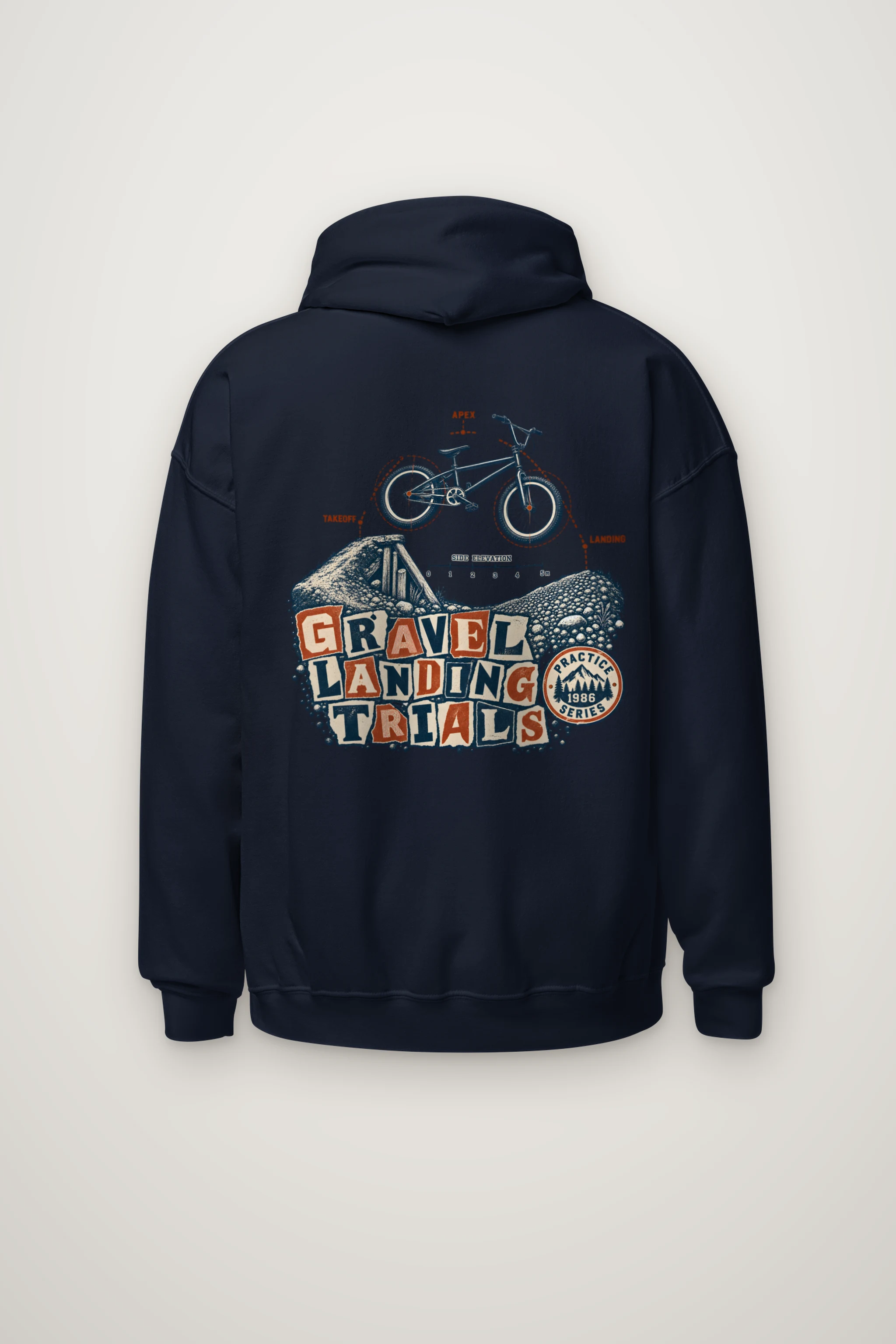 "Gravel Landing Trials" Heavy Blend Unisex Pullover Hoodie