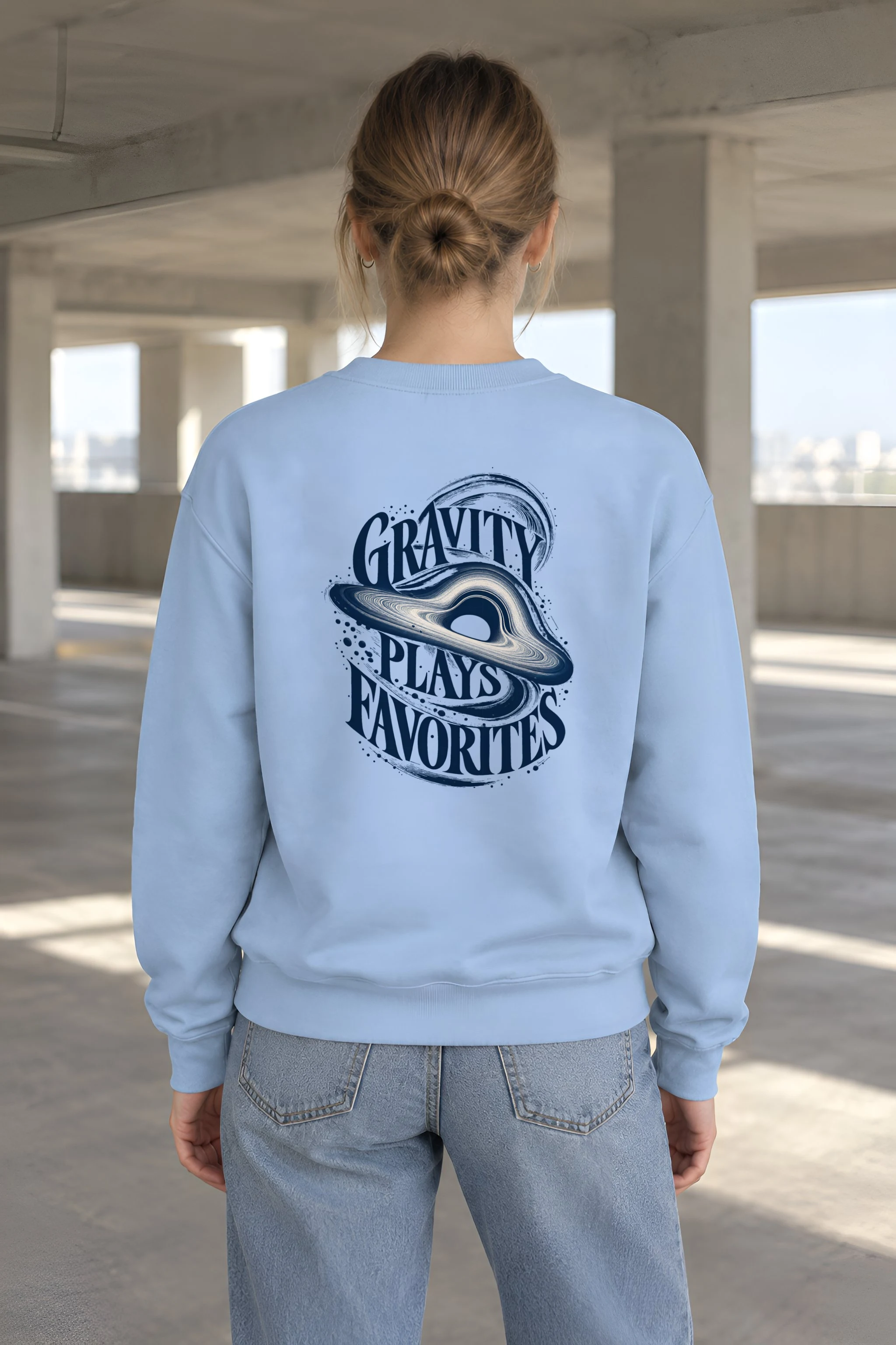 "Gravity Plays Favorites" Heavy Blend Unisex Crewneck Sweatshirt