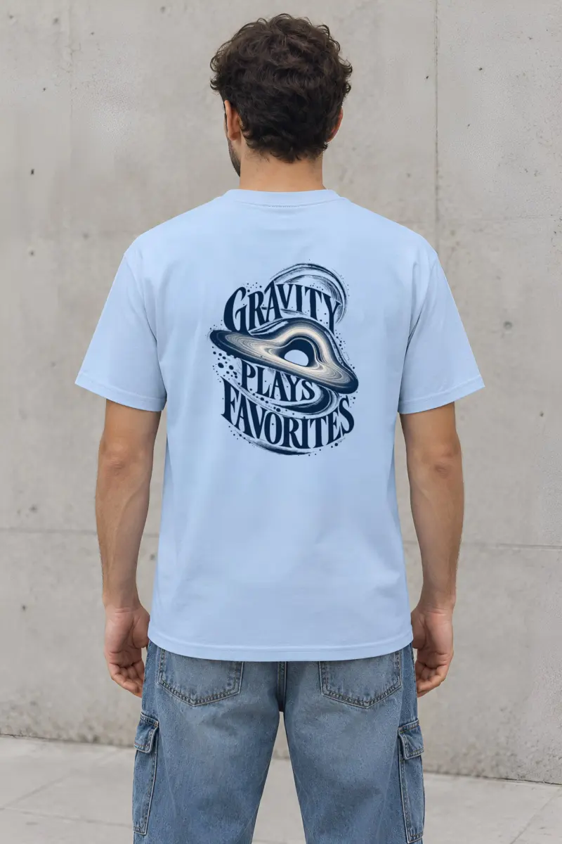 "Gravity Plays Favorites" Heavyweight Unisex Crewneck T-shirt