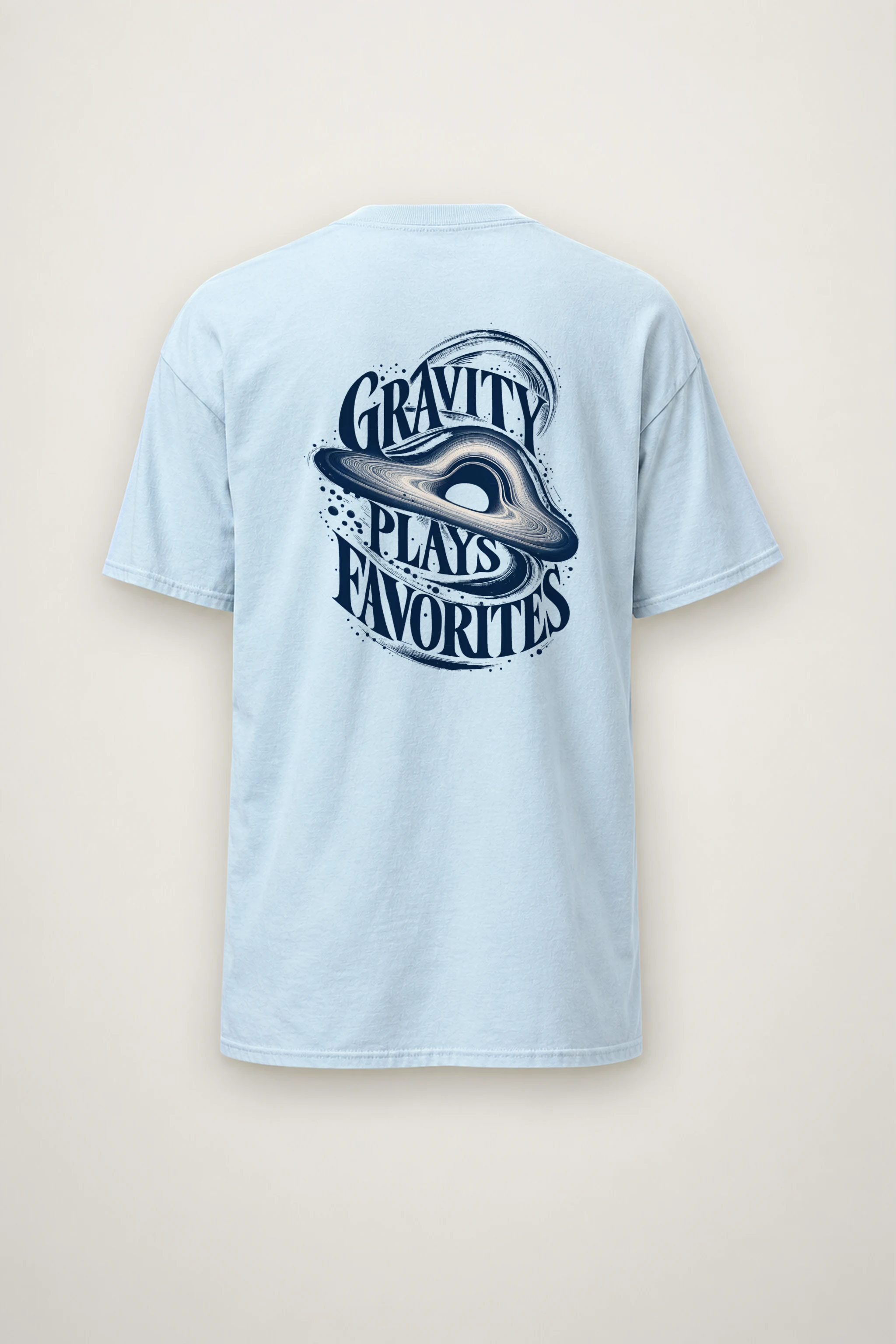 "Gravity Plays Favorites" Heavyweight Unisex Crewneck T-shirt