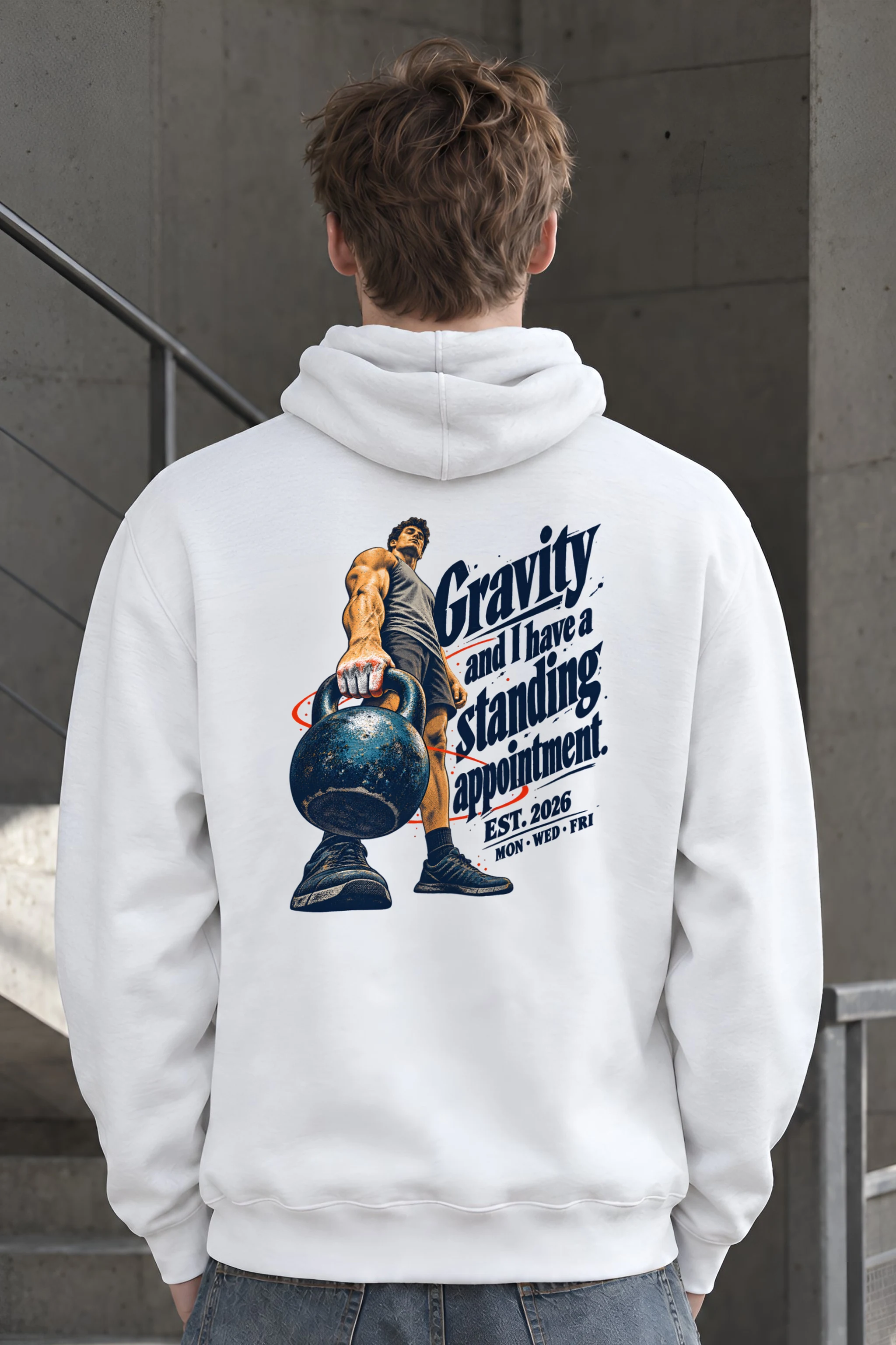 "Gravity Standing Appointment" Unisex Pullover Hoodie