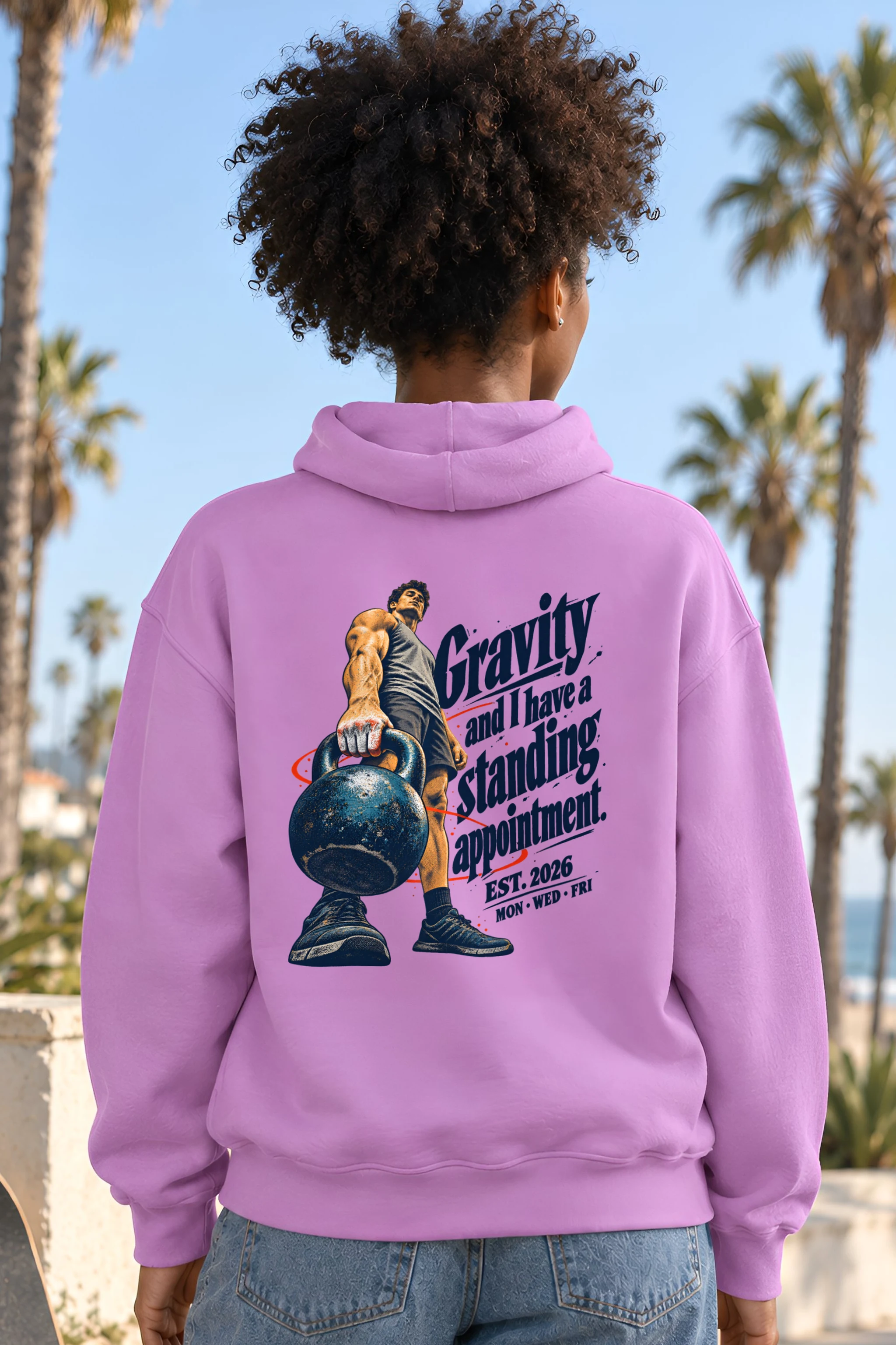 "Gravity Standing Appointment" Unisex Pullover Hoodie