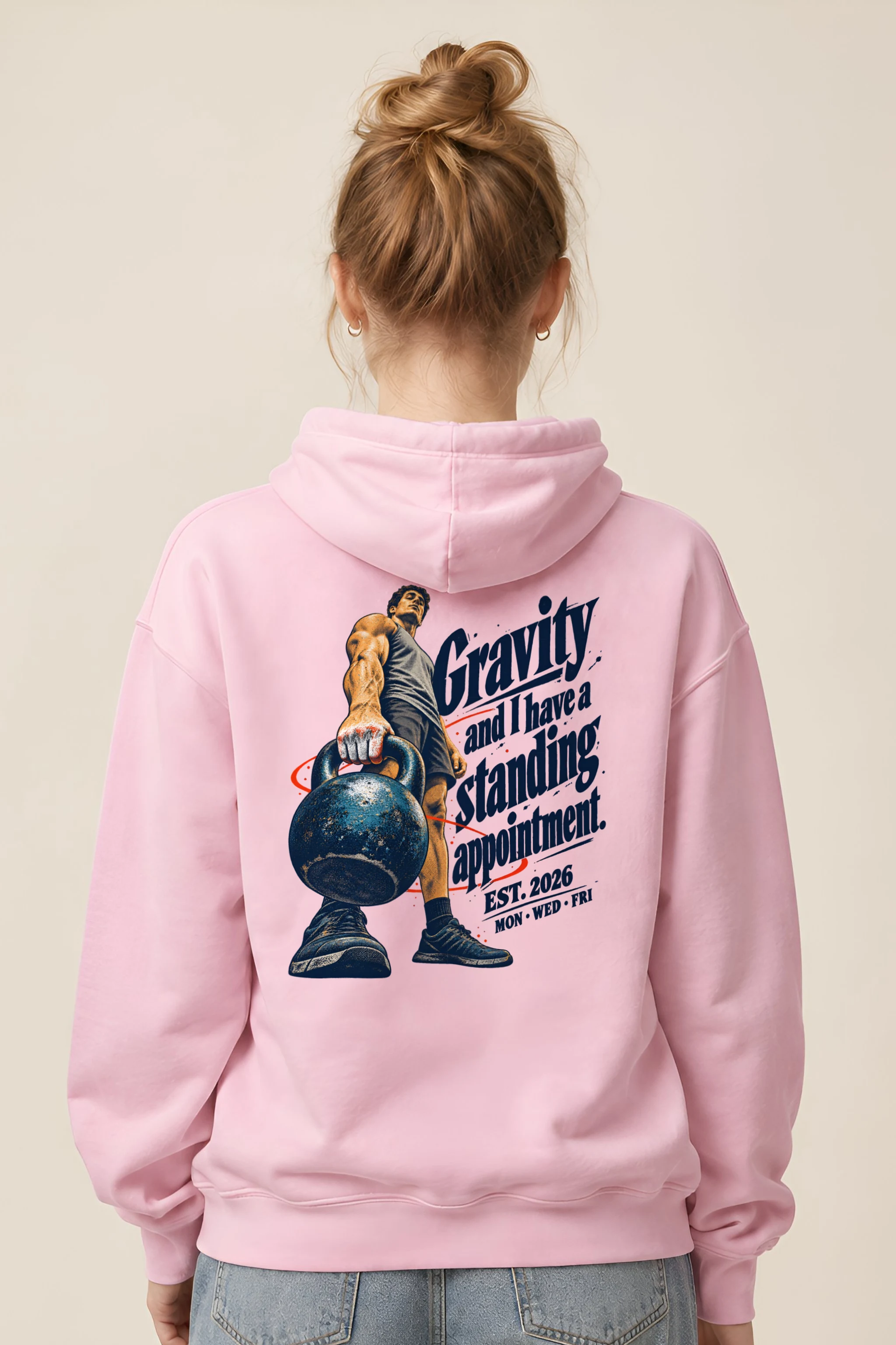 "Gravity Standing Appointment" Unisex Pullover Hoodie
