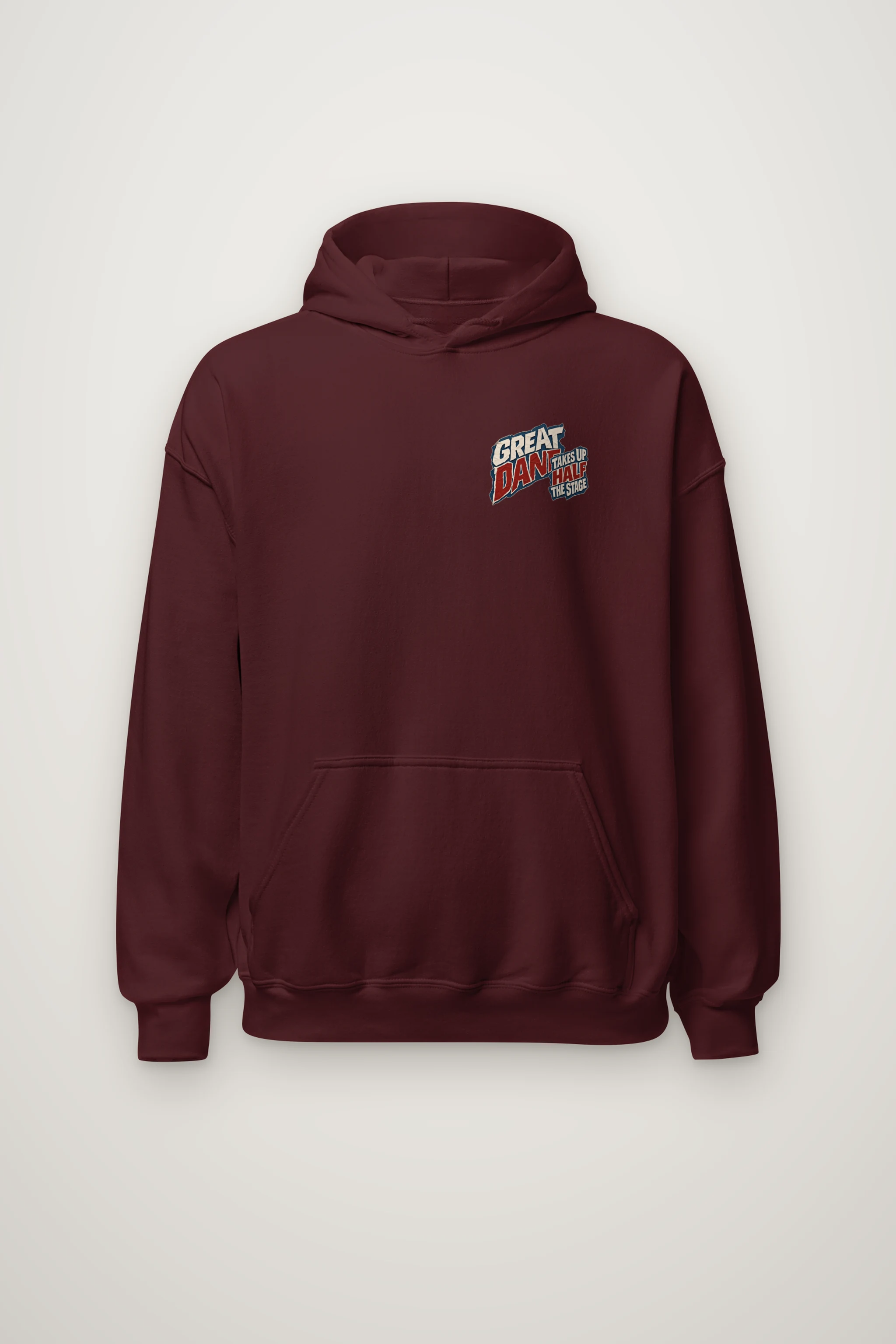 "Great Dane Bass Drum Collage" Heavy Blend Unisex Pullover Hoodie