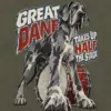"Great Dane Takes Up Half the Stage" Unisex Longsleeve T-shirt