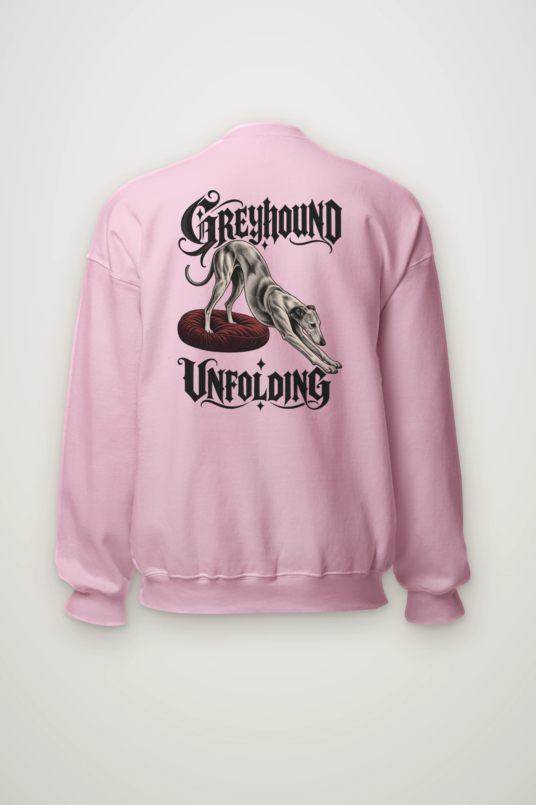 "Greyhound Unfolding" Heavy Blend Unisex Crewneck Sweatshirt