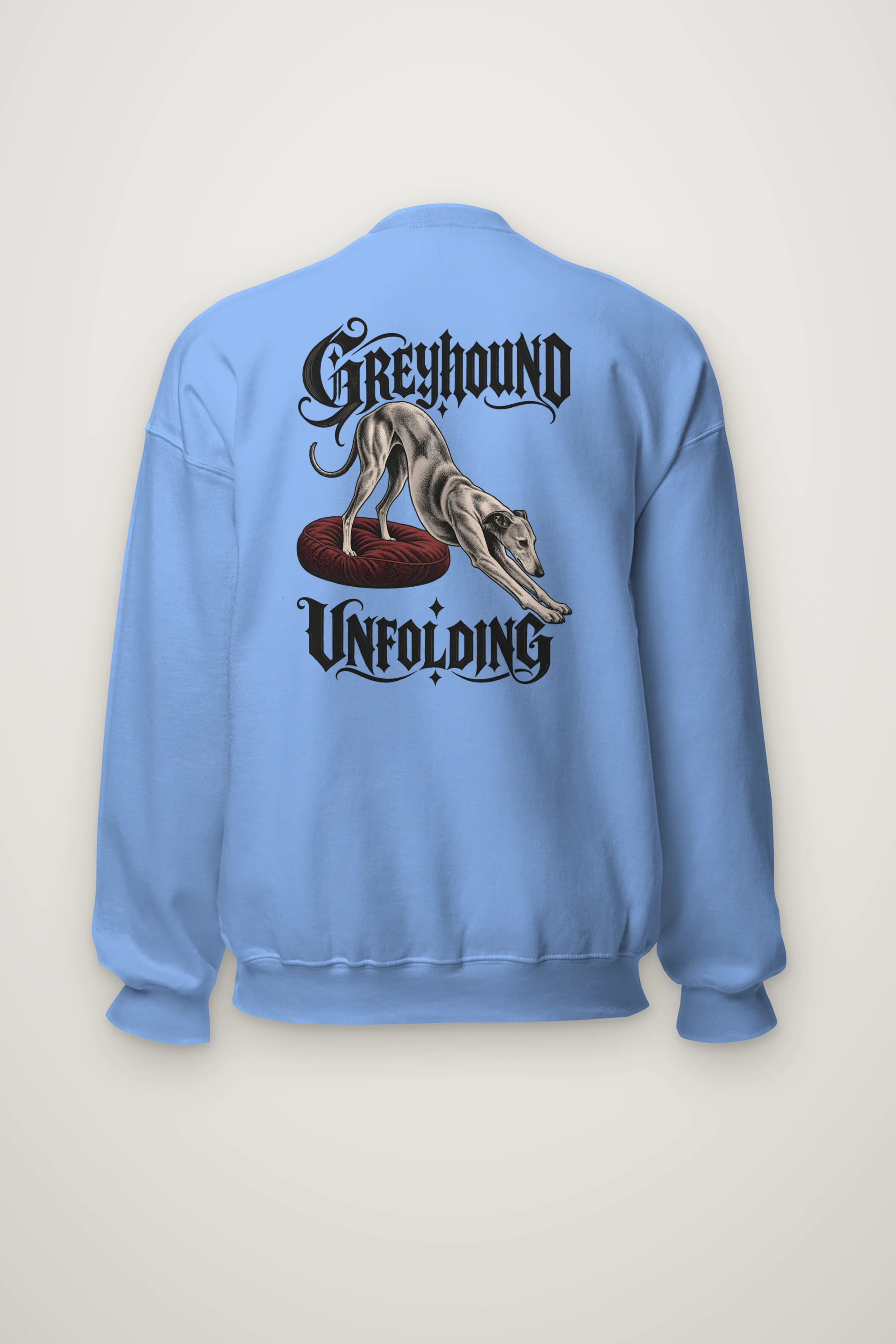 "Greyhound Unfolding" Heavy Blend Unisex Crewneck Sweatshirt