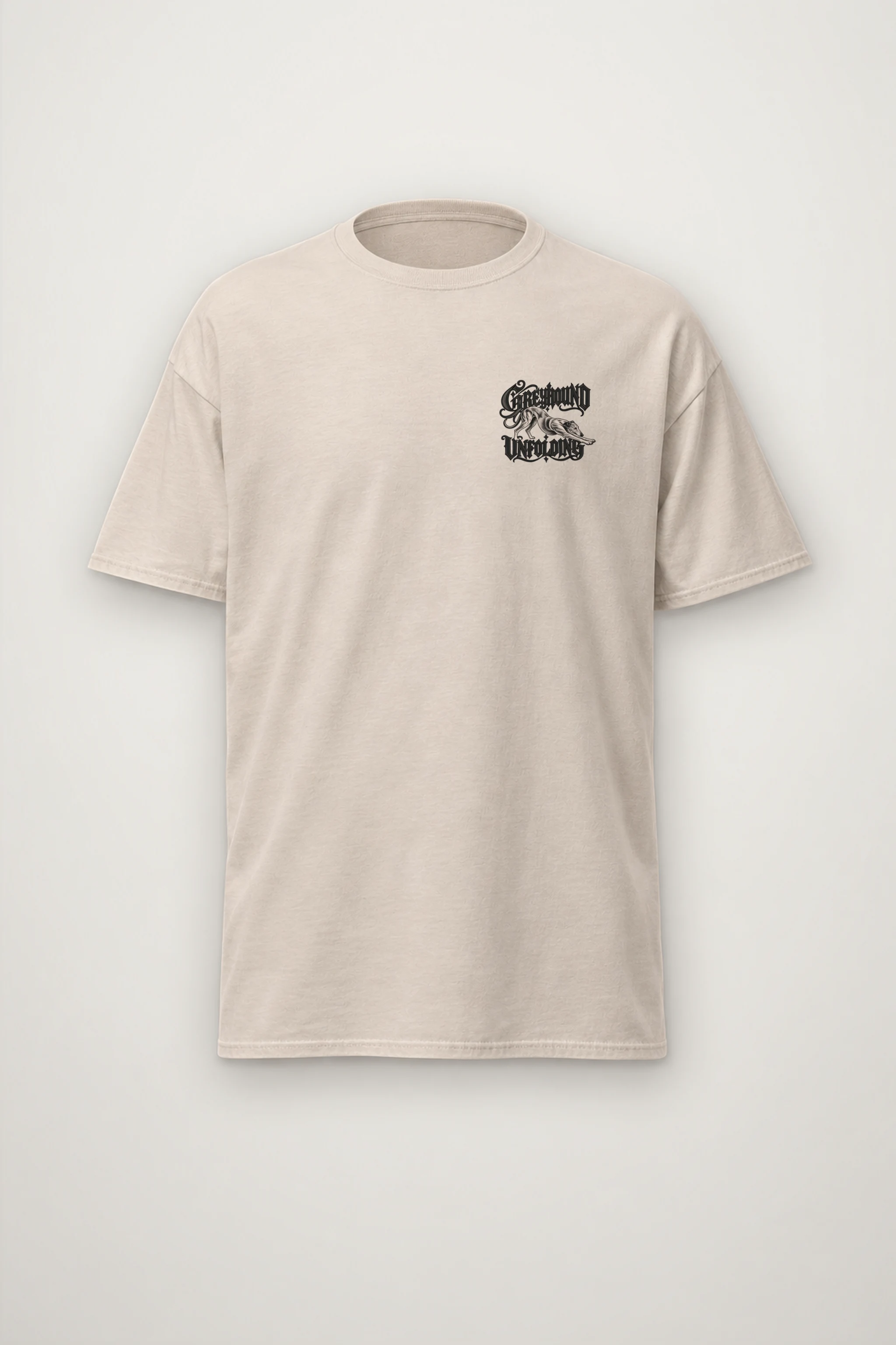 "Greyhound Unfolding" Heavyweight Unisex Crewneck T-shirt