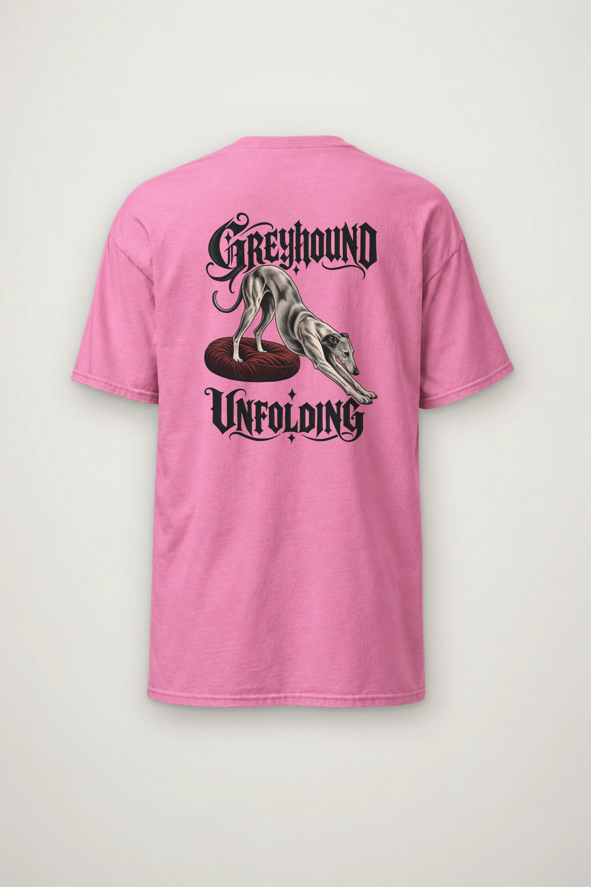 "Greyhound Unfolding" Heavyweight Unisex Crewneck T-shirt