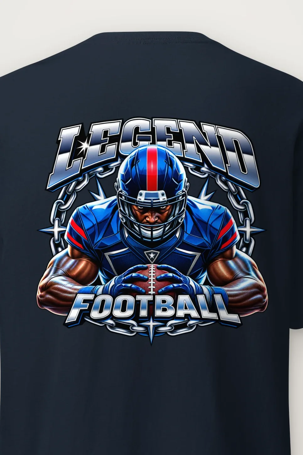 "Gridiron Titan" Heavyweight Unisex Crewneck T-shirt
