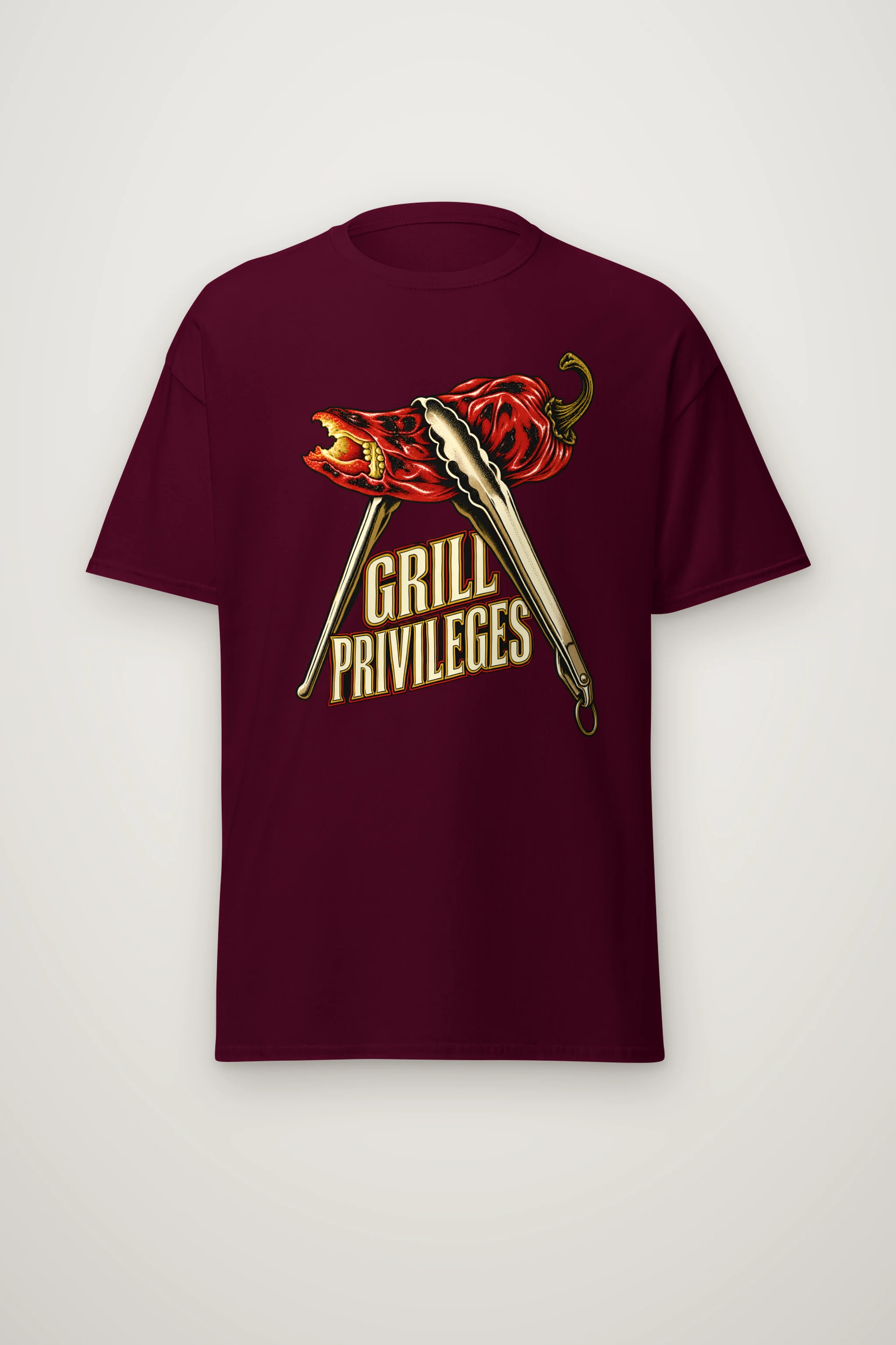 "Grill Privileges" Heavyweight Unisex Crewneck T-shirt