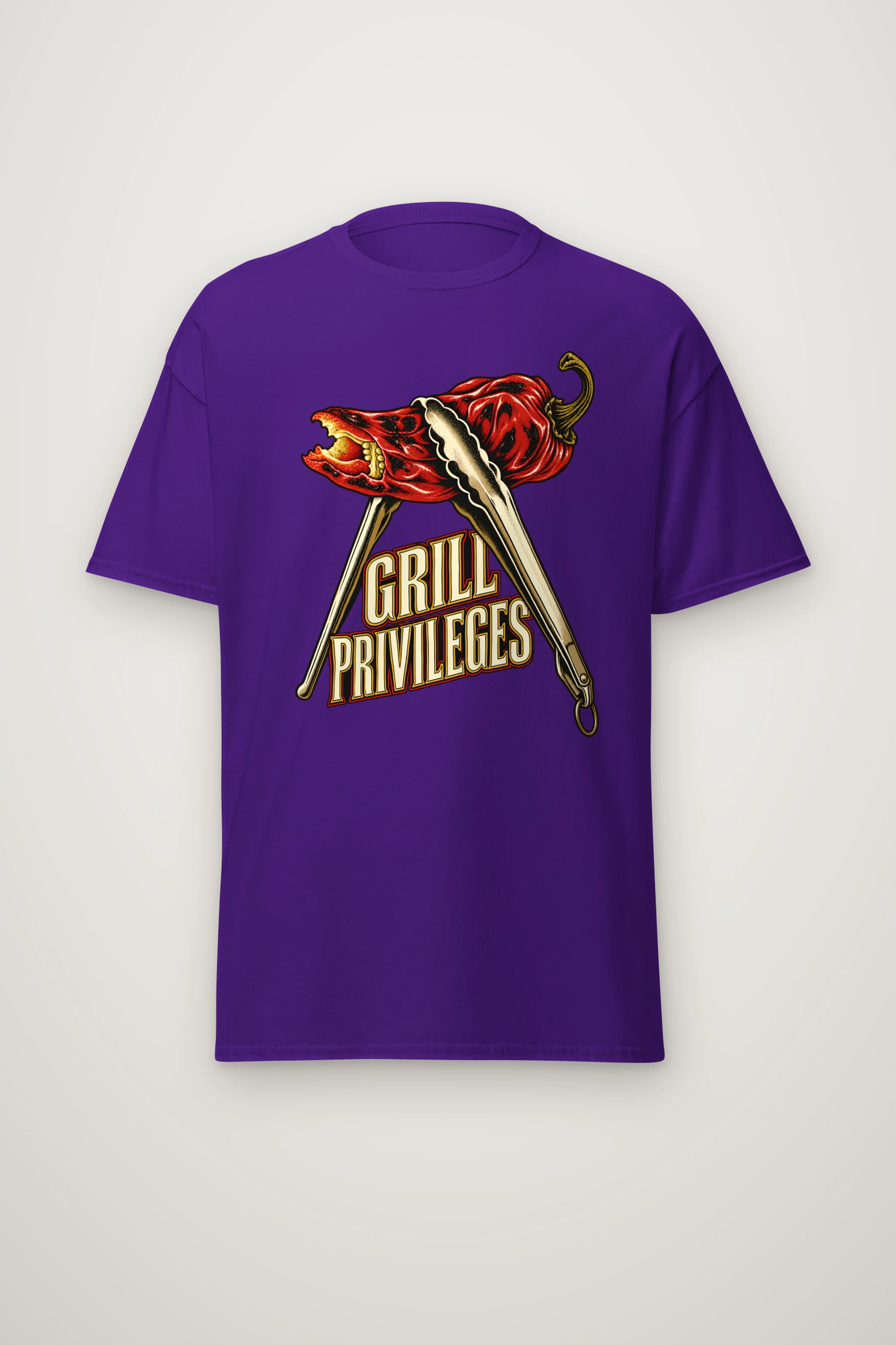 "Grill Privileges" Heavyweight Unisex Crewneck T-shirt