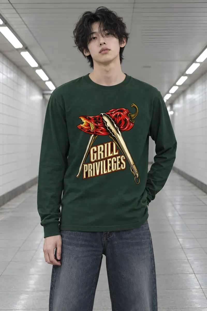 “Grill Privileges” Unisex Longsleeve T-shirt