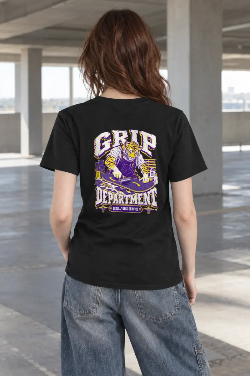 "Grip Department" Heavyweight Unisex Crewneck T-shirt