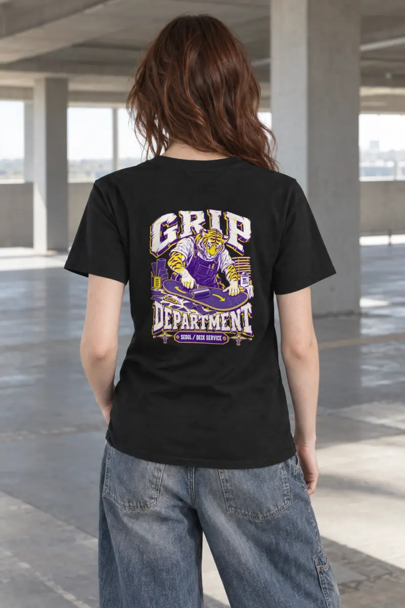 "Grip Department" Heavyweight Unisex Crewneck T-shirt