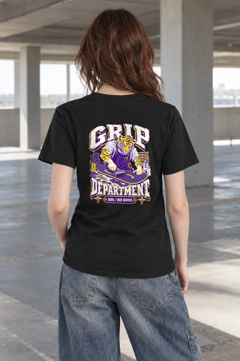 "Grip Department" Heavyweight Unisex Crewneck T-shirt