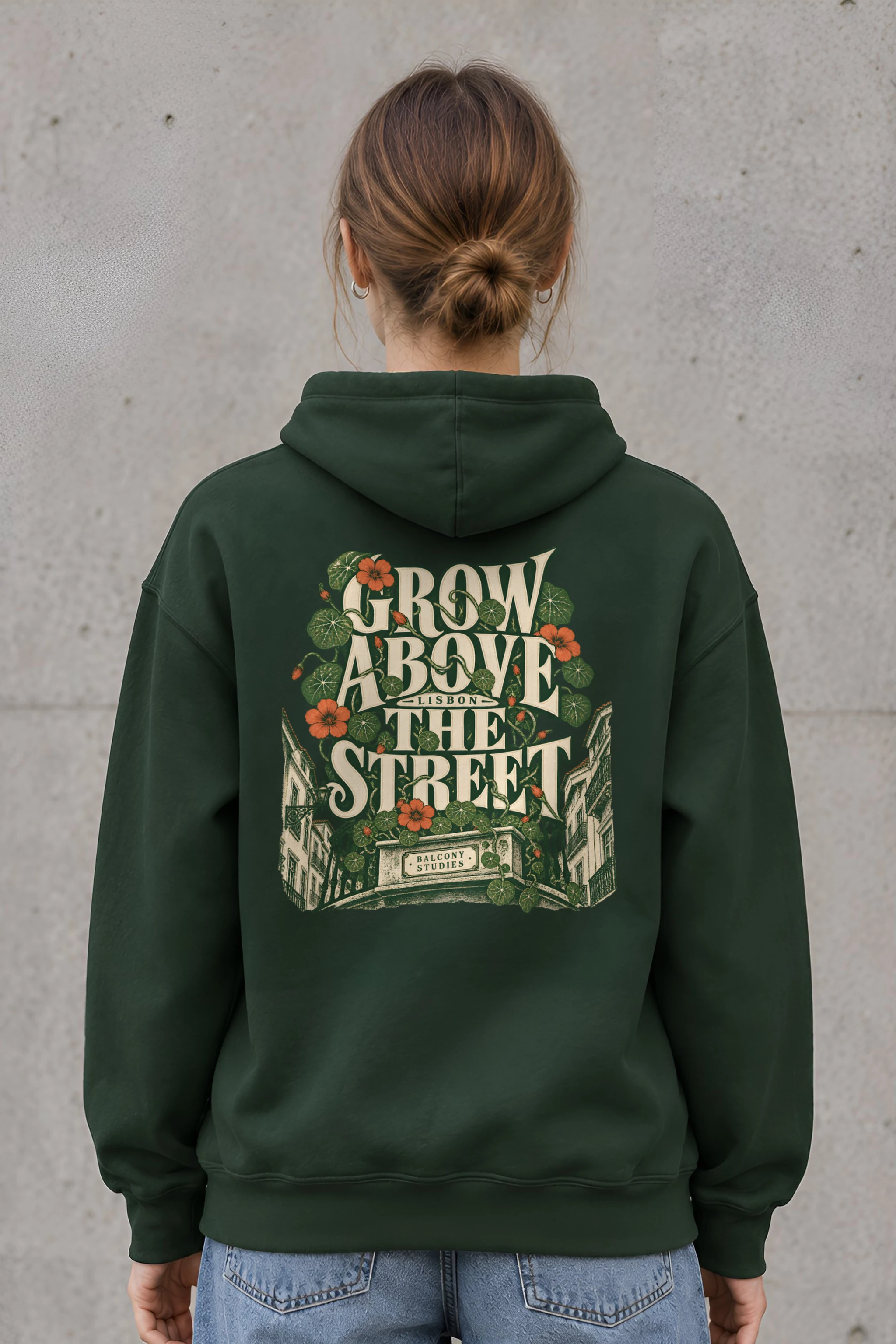 "Grow Above the Street" 1 Pullover Hoodie