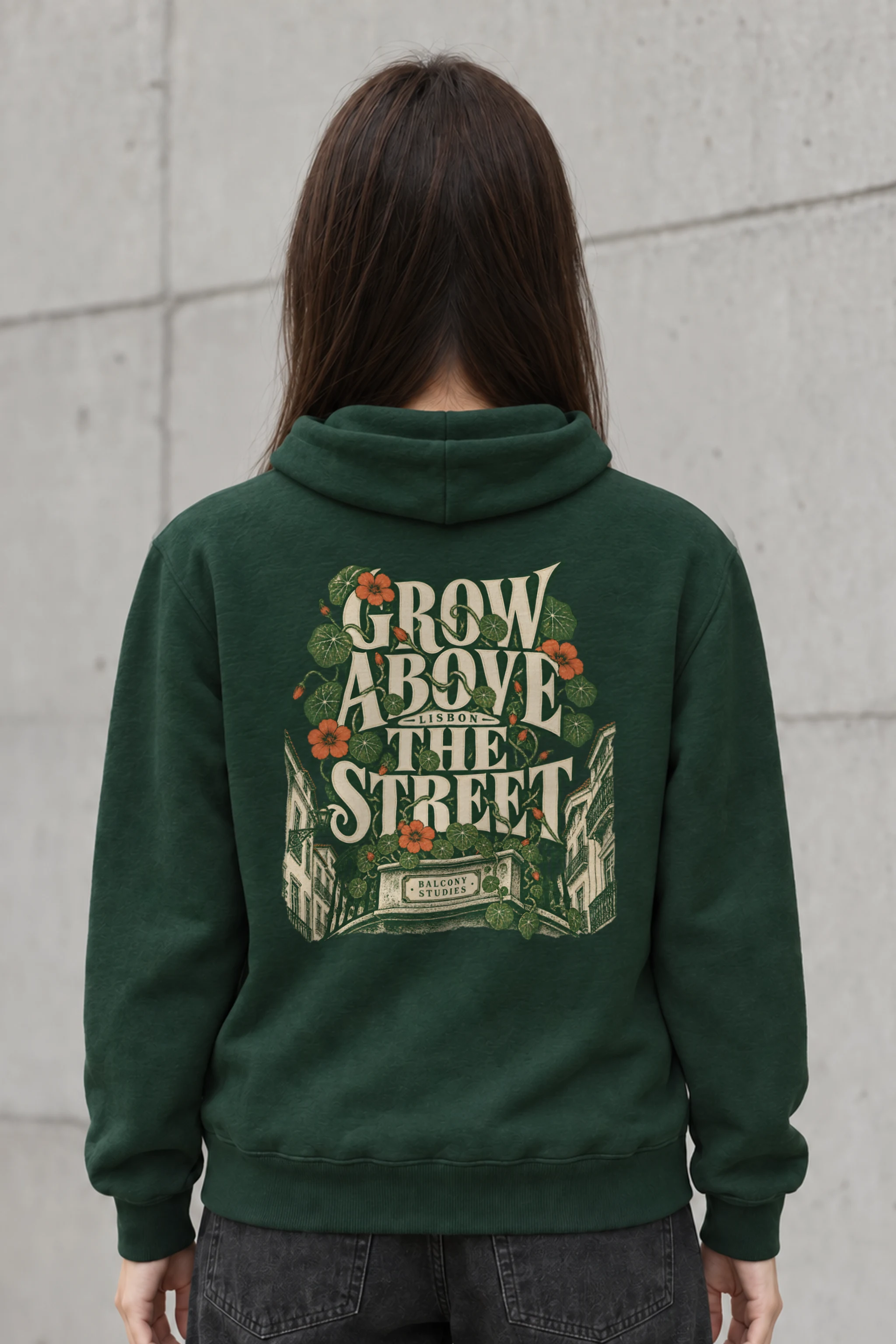"Grow Above the Street" Heavy Blend Unisex Pullover Hoodie