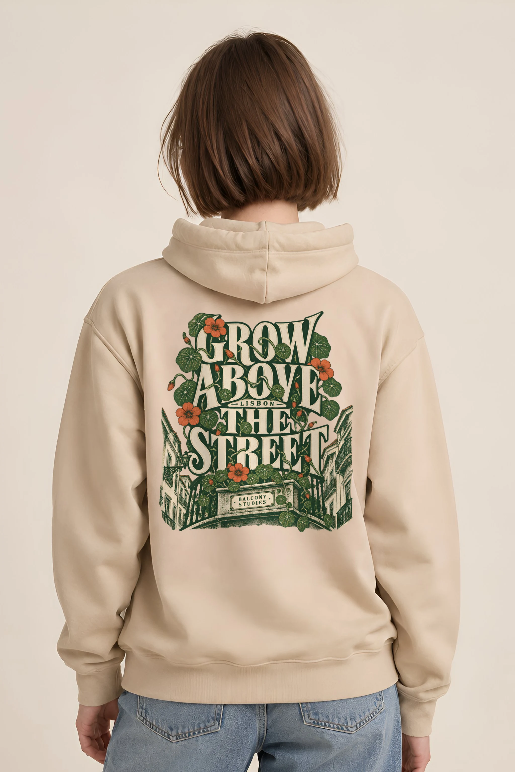 "Grow Above the Street" 1 Pullover Hoodie