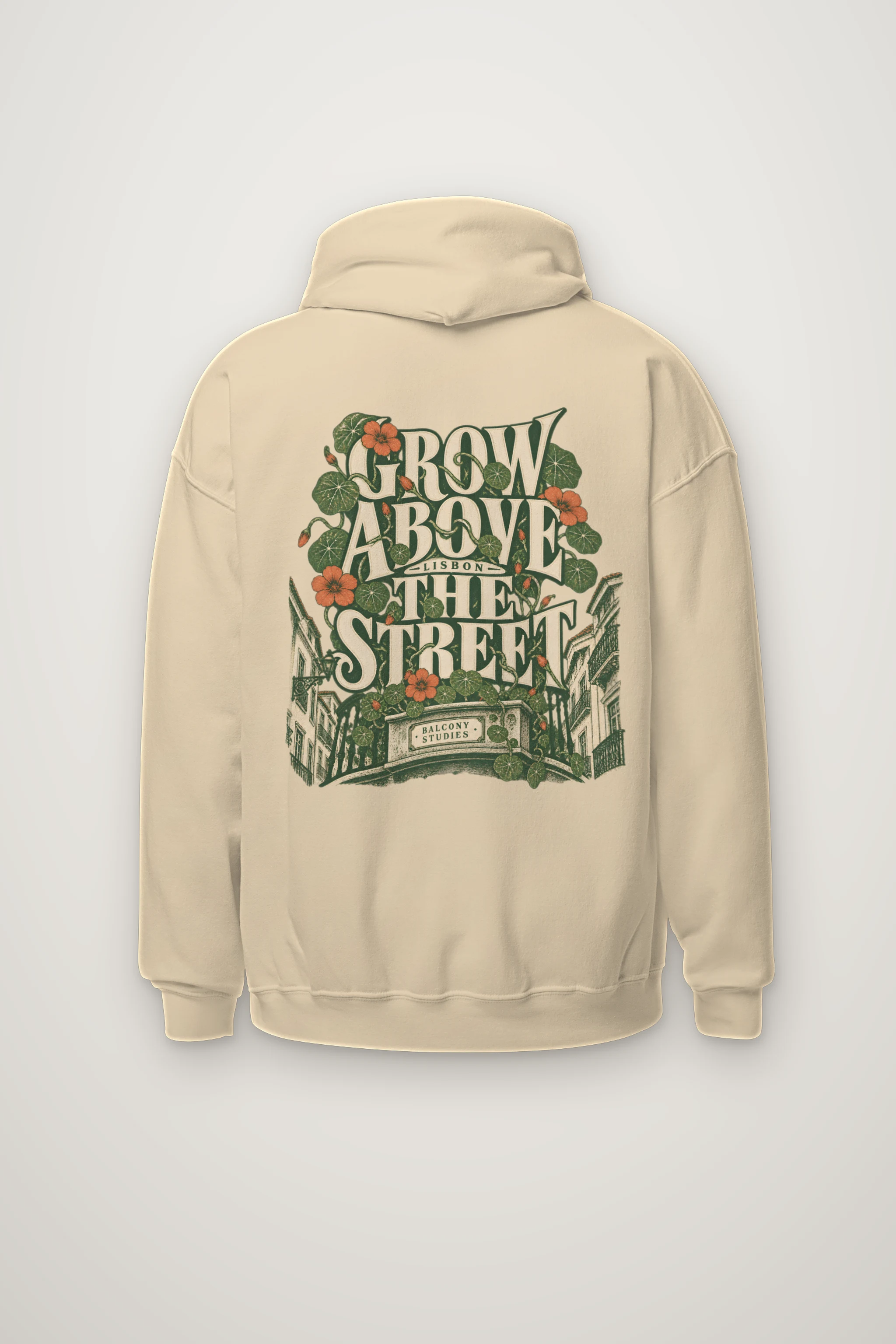 "Grow Above the Street" Heavy Blend Unisex Pullover Hoodie