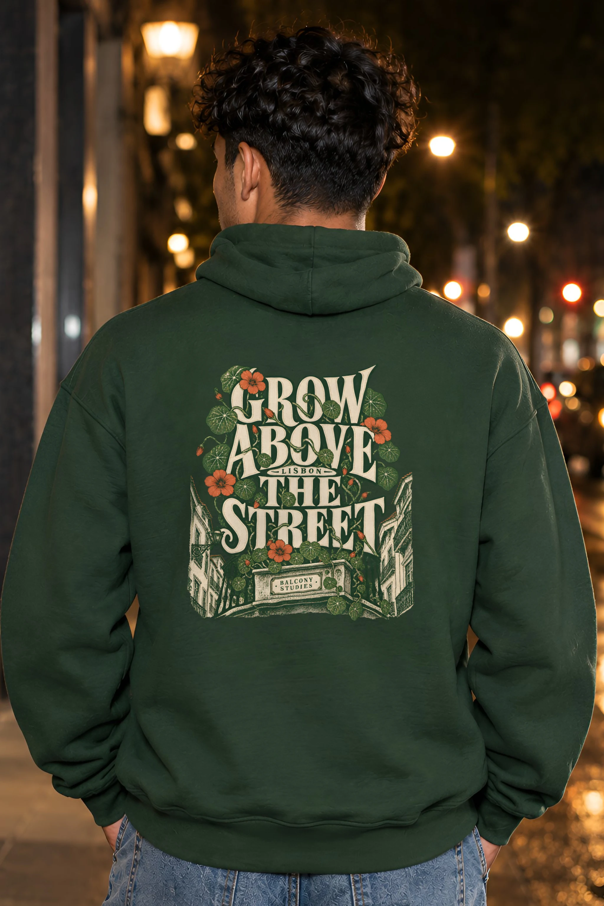 "Grow Above the Street" 1 Pullover Hoodie
