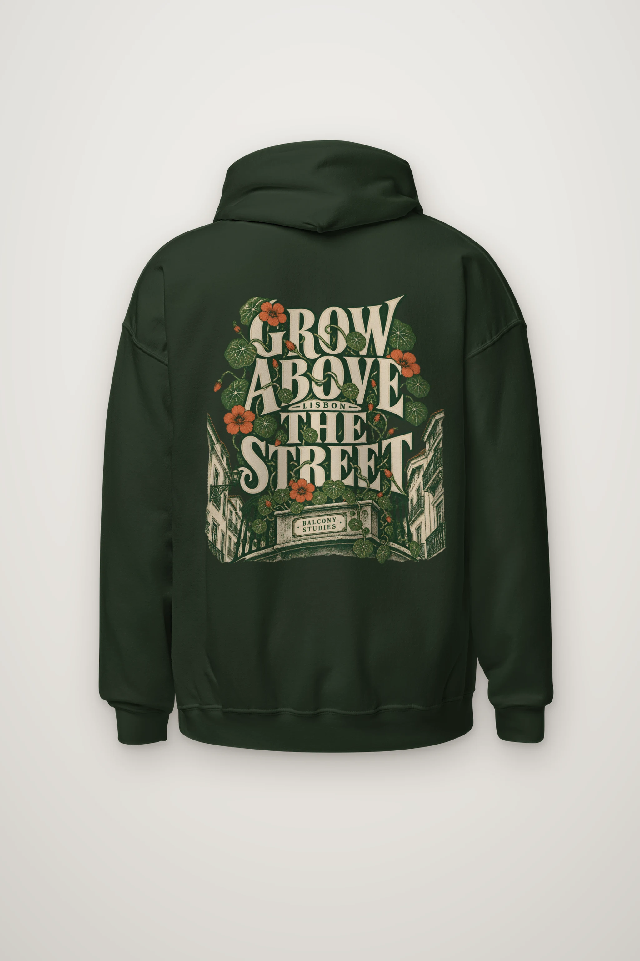 "Grow Above the Street" Heavy Blend Unisex Pullover Hoodie