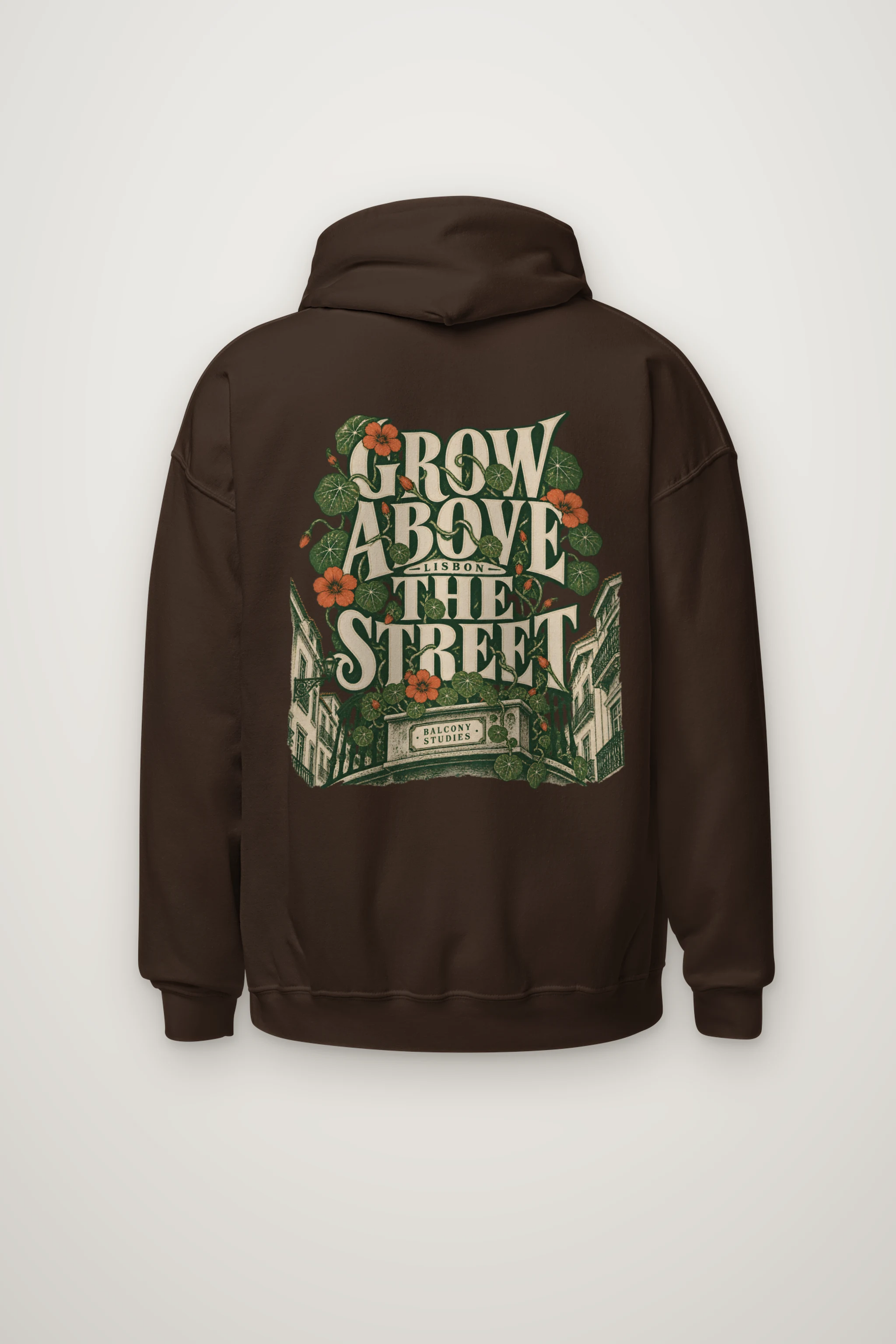 "Grow Above the Street" Heavy Blend Unisex Pullover Hoodie
