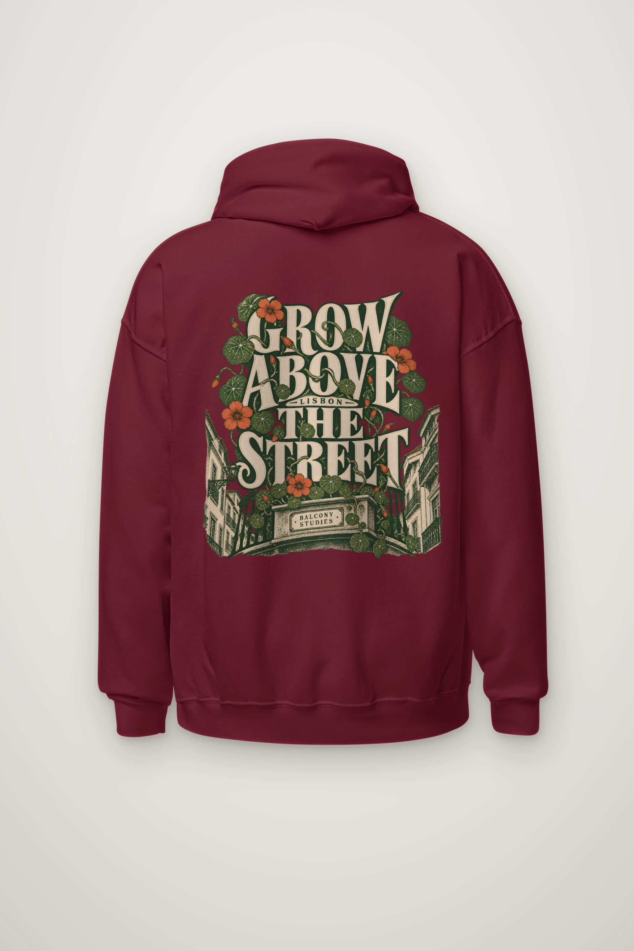 "Grow Above the Street" Heavy Blend Unisex Pullover Hoodie