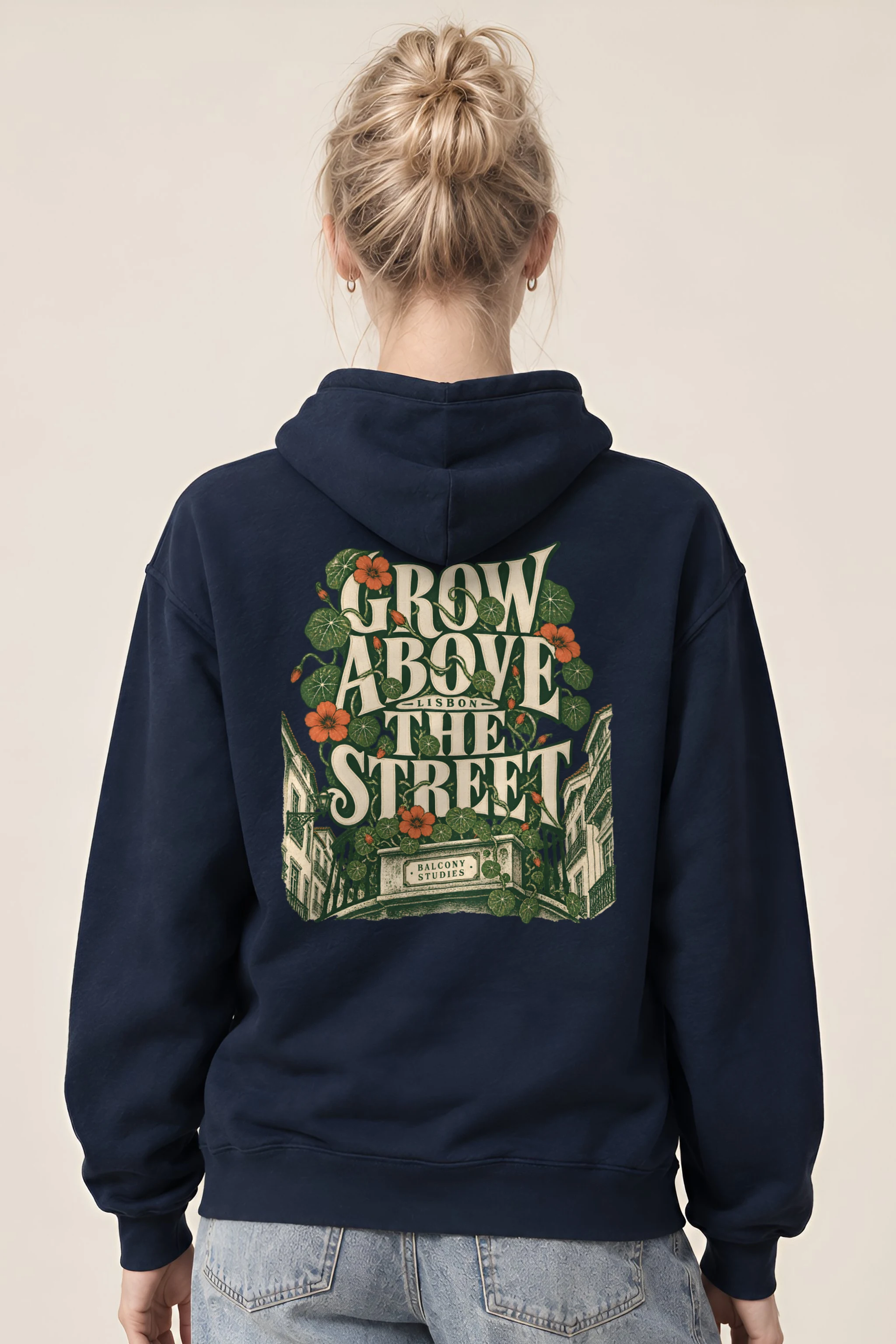 "Grow Above the Street" 1 Pullover Hoodie