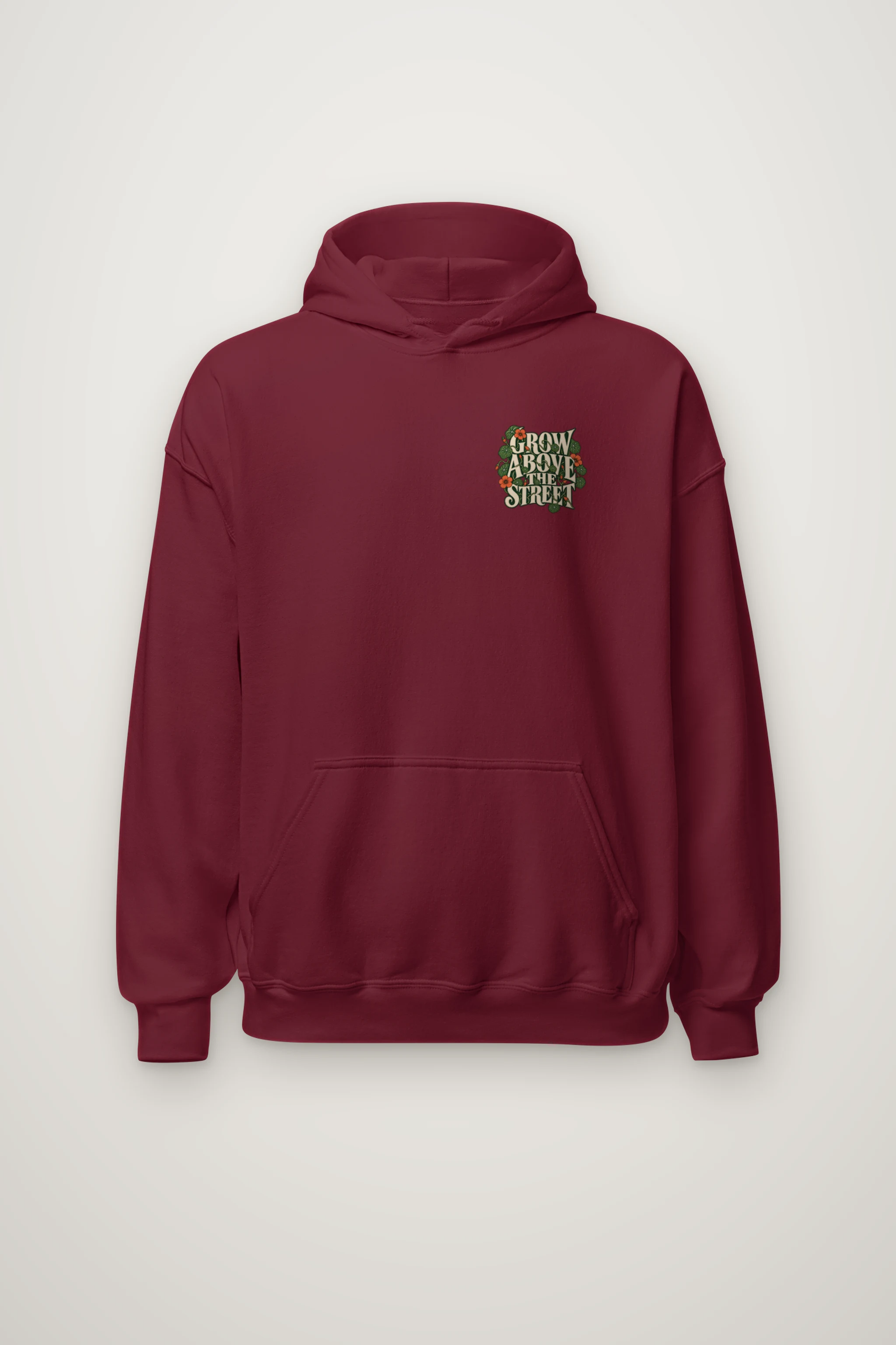 "Grow Above the Street" Heavy Blend Unisex Pullover Hoodie