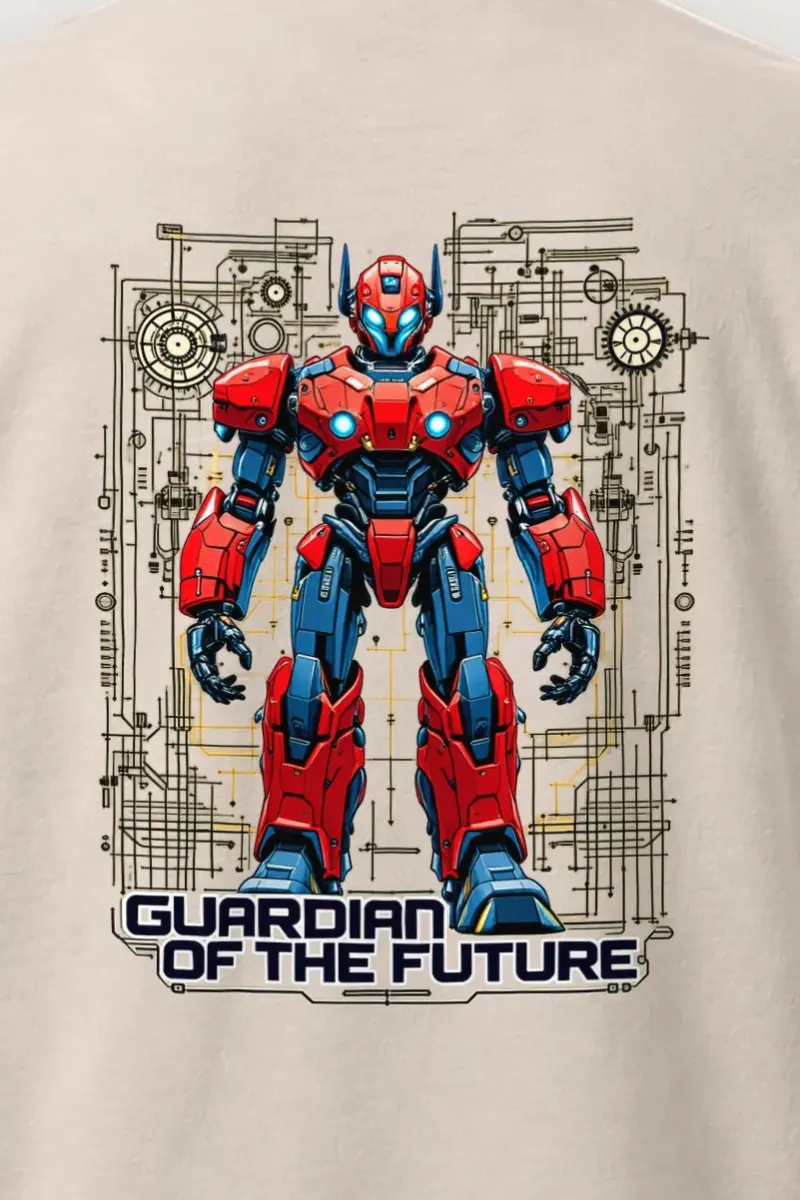 "Guardian Of The Future" Heavyweight Unisex Crewneck T-shirt