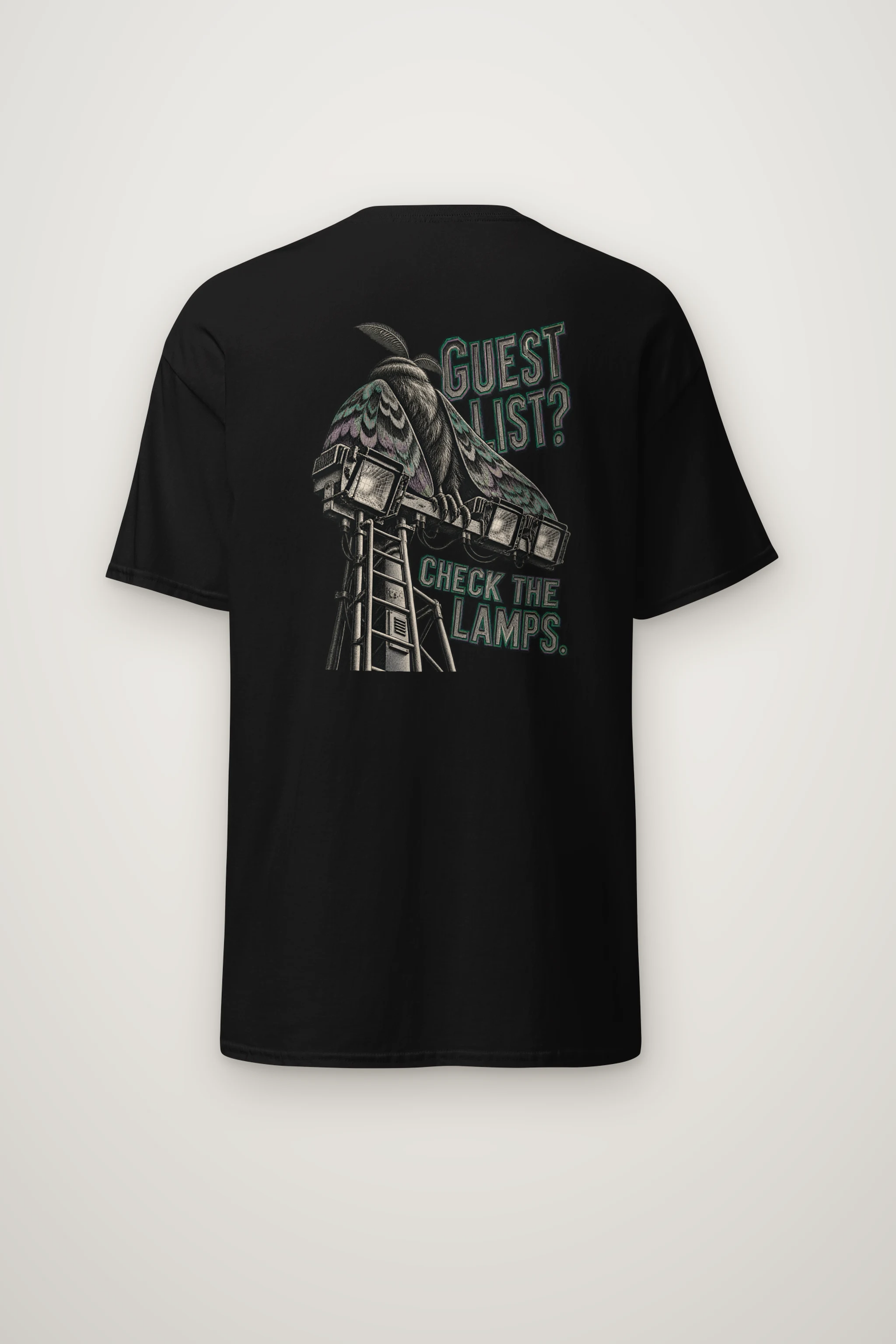 "Guest List? Check the Lamps" Heavyweight Unisex Crewneck T-shirt