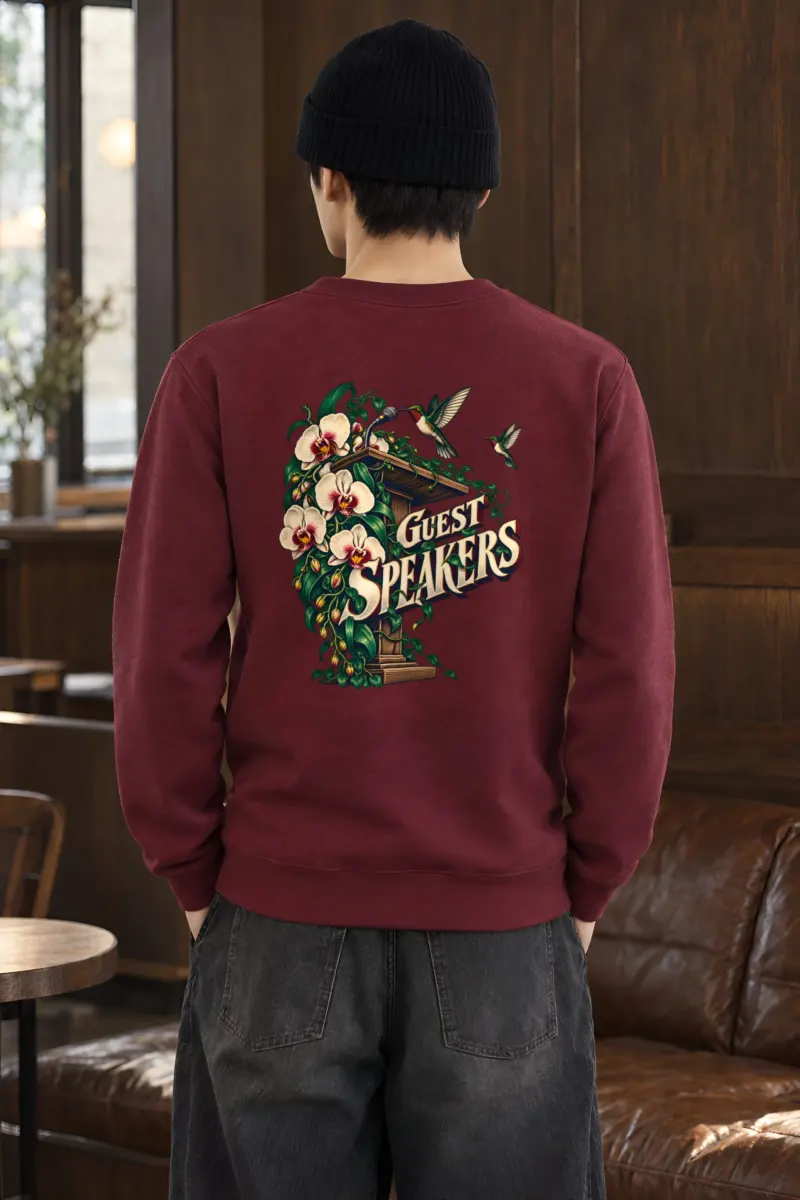 “Guest Speakers” Heavy Blend Unisex Crewneck Sweatshirt