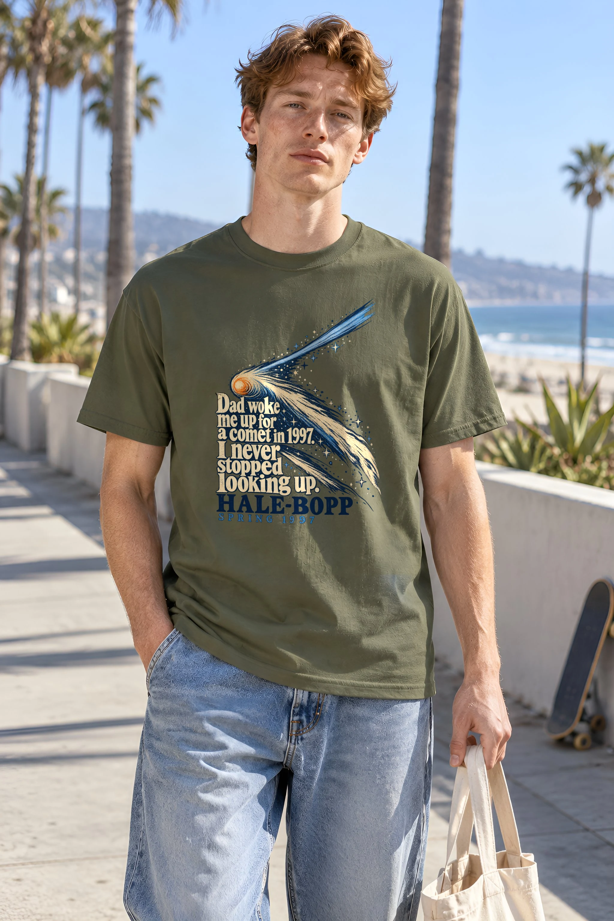 "Hale-Bopp Spring 1997" Heavyweight Unisex Crewneck T-shirt