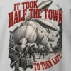 "Half the Town Rabbit Balloon" Heavy Blend Unisex Crewneck Sweatshirt