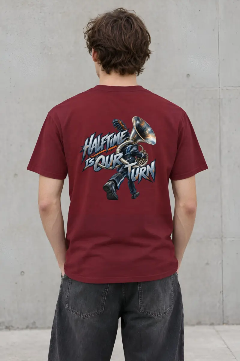 “Halftime Is Our Turn” Heavyweight Unisex Crewneck T-shirt