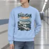 "Hallasan First Snow" Heavy Blend Unisex Crewneck Sweatshirt