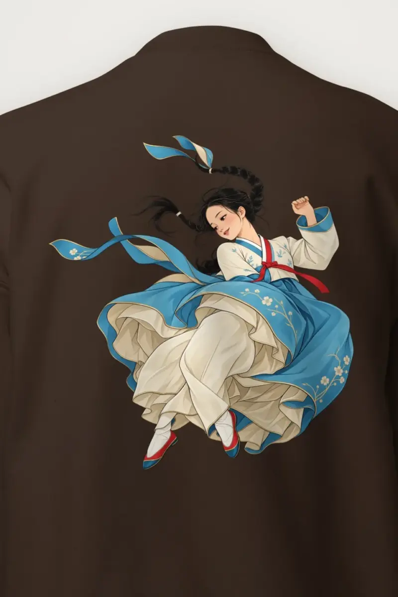 "Hanbok Dance" Heavy Blend Unisex Crewneck Sweatshirt