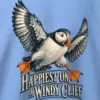 "Happiest on a Windy Cliff" Heavy Blend Unisex Crewneck Sweatshirt