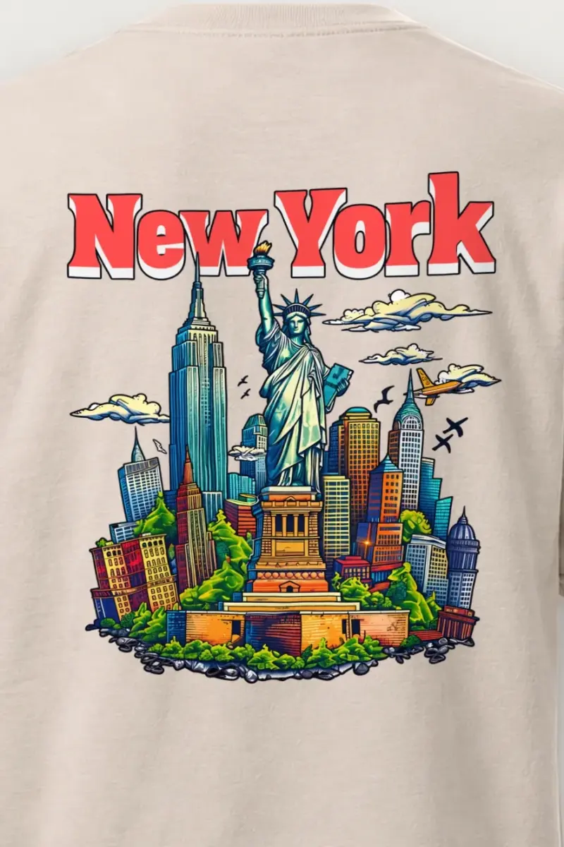 "Harbor City Comic" Heavyweight Unisex Crewneck T-shirt