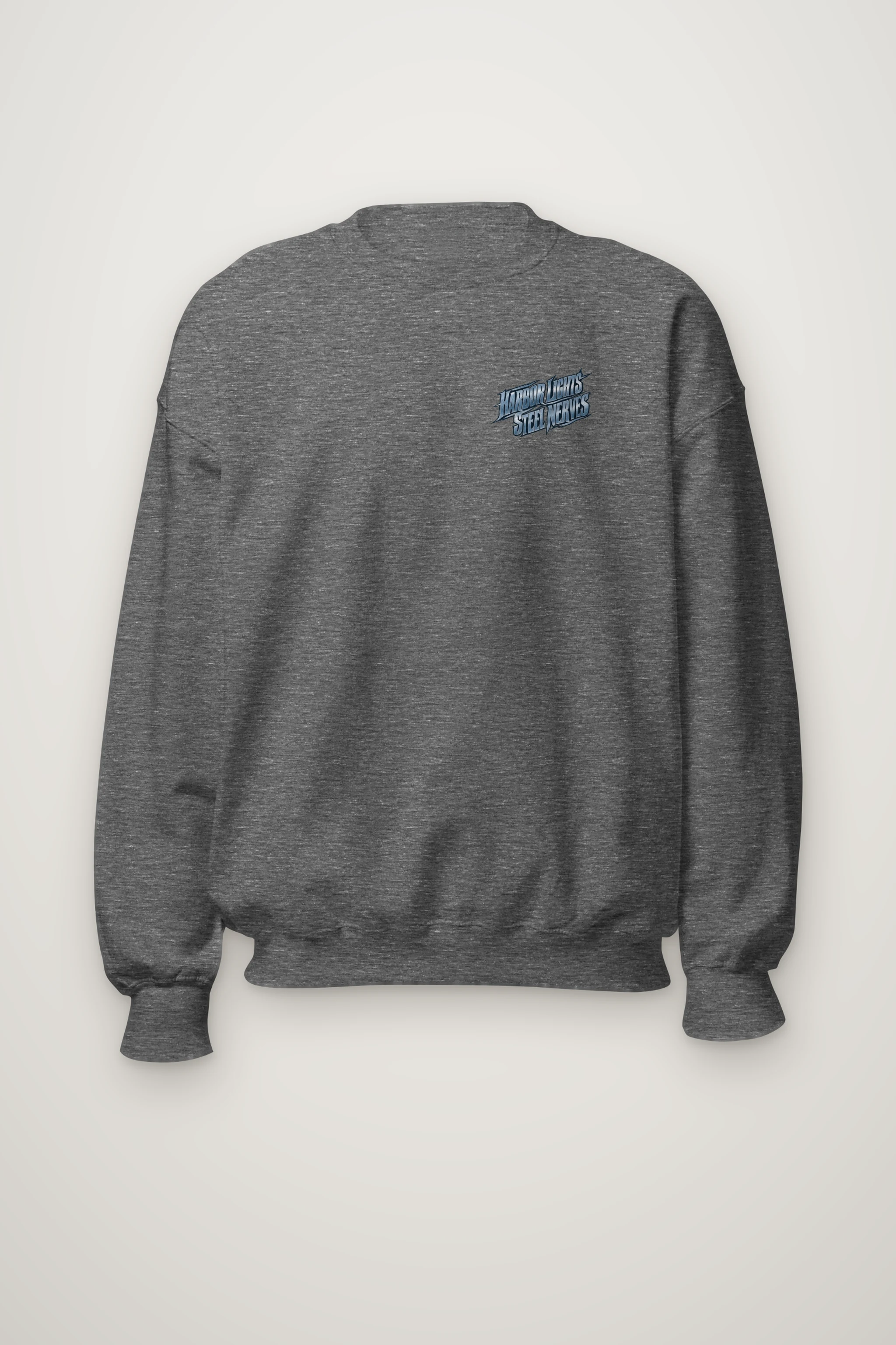 "Harbor Lights, Steel Nerves" Heavy Blend Unisex Crewneck Sweatshirt