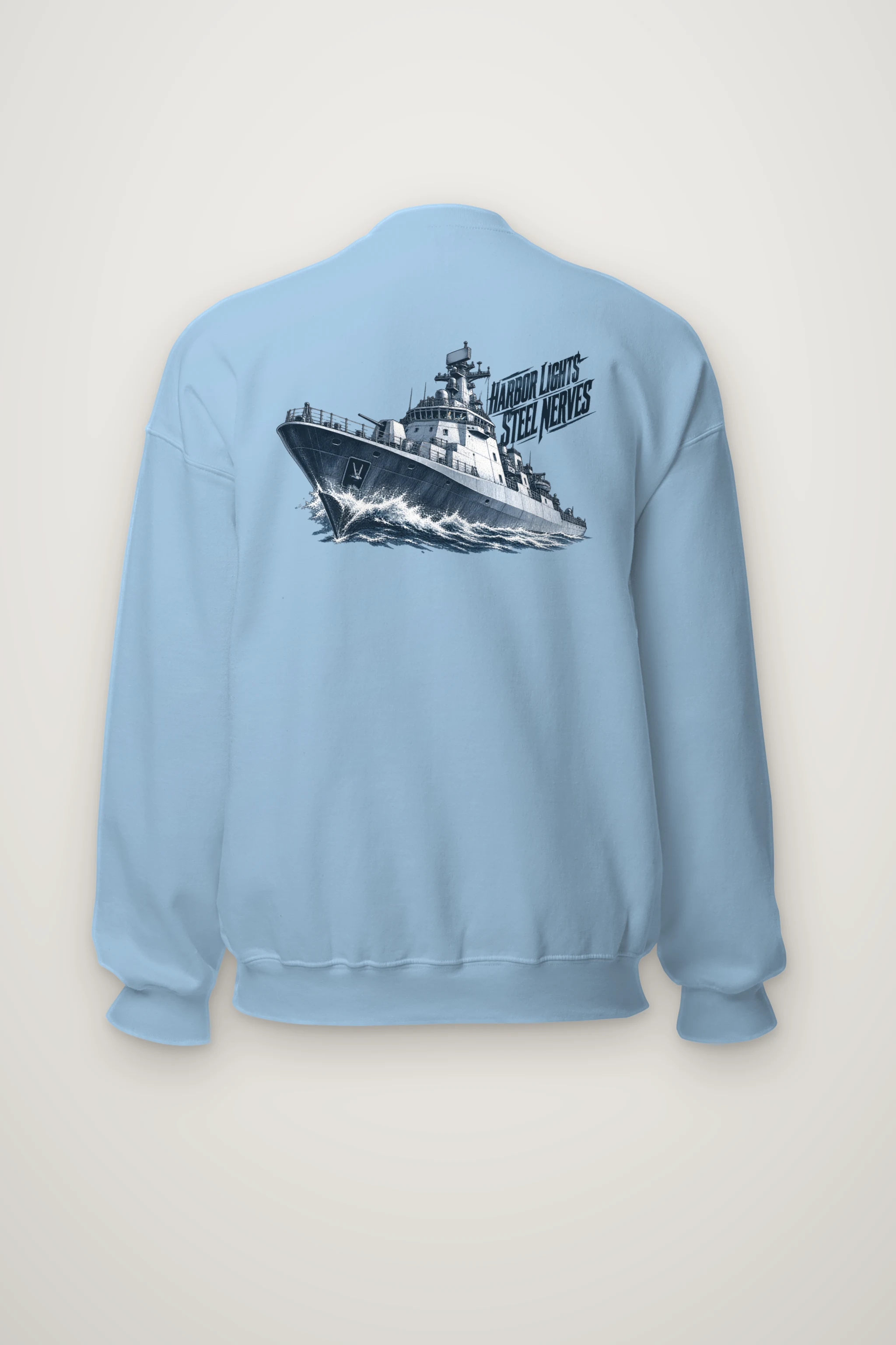 "Harbor Lights, Steel Nerves" Heavy Blend Unisex Crewneck Sweatshirt