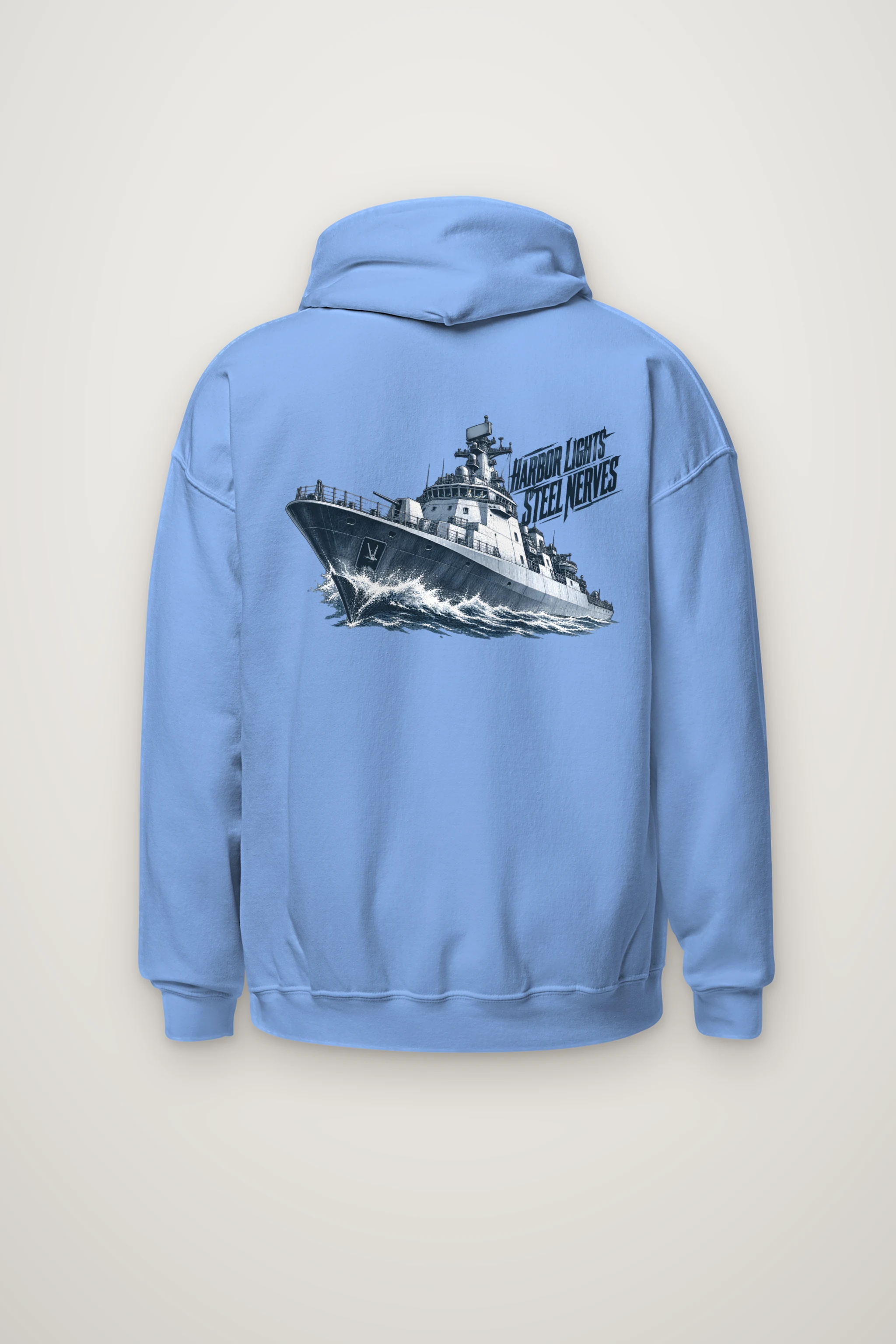 "Harbor Lights, Steel Nerves" Heavy Blend Unisex Pullover Hoodie