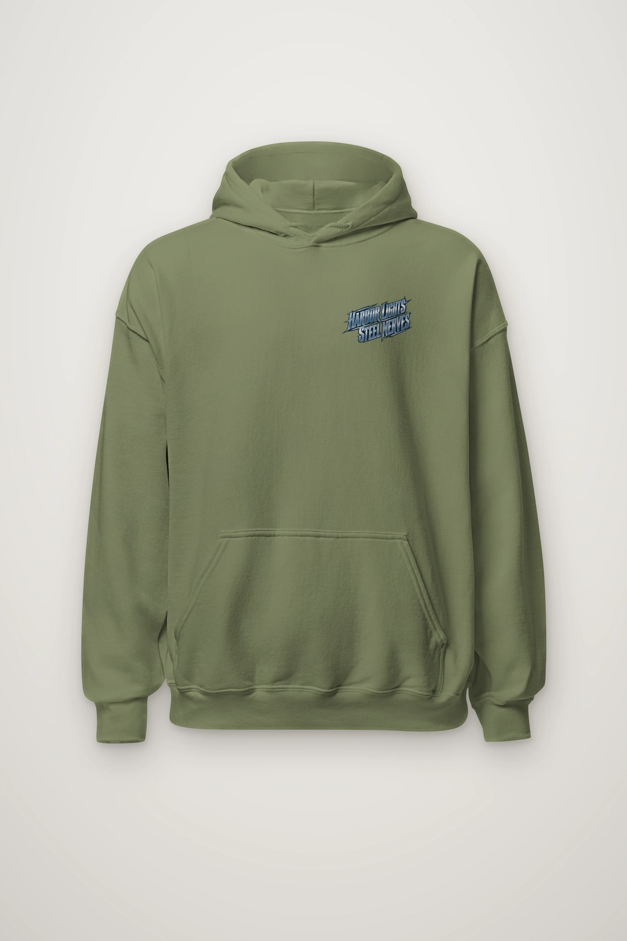 "Harbor Lights, Steel Nerves" Heavy Blend Unisex Pullover Hoodie